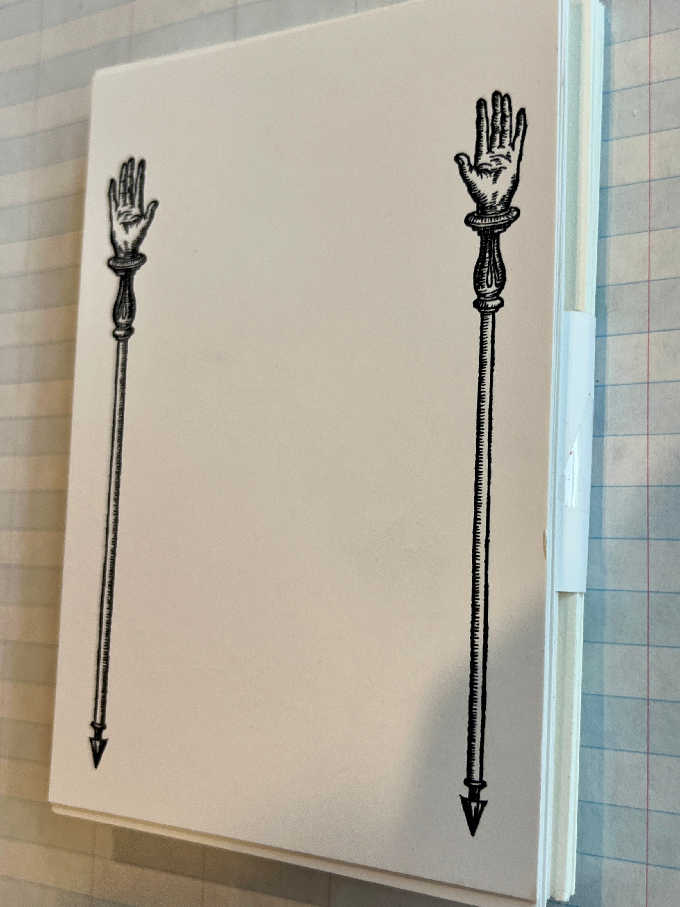 Handstand Mini Printed Stationery
