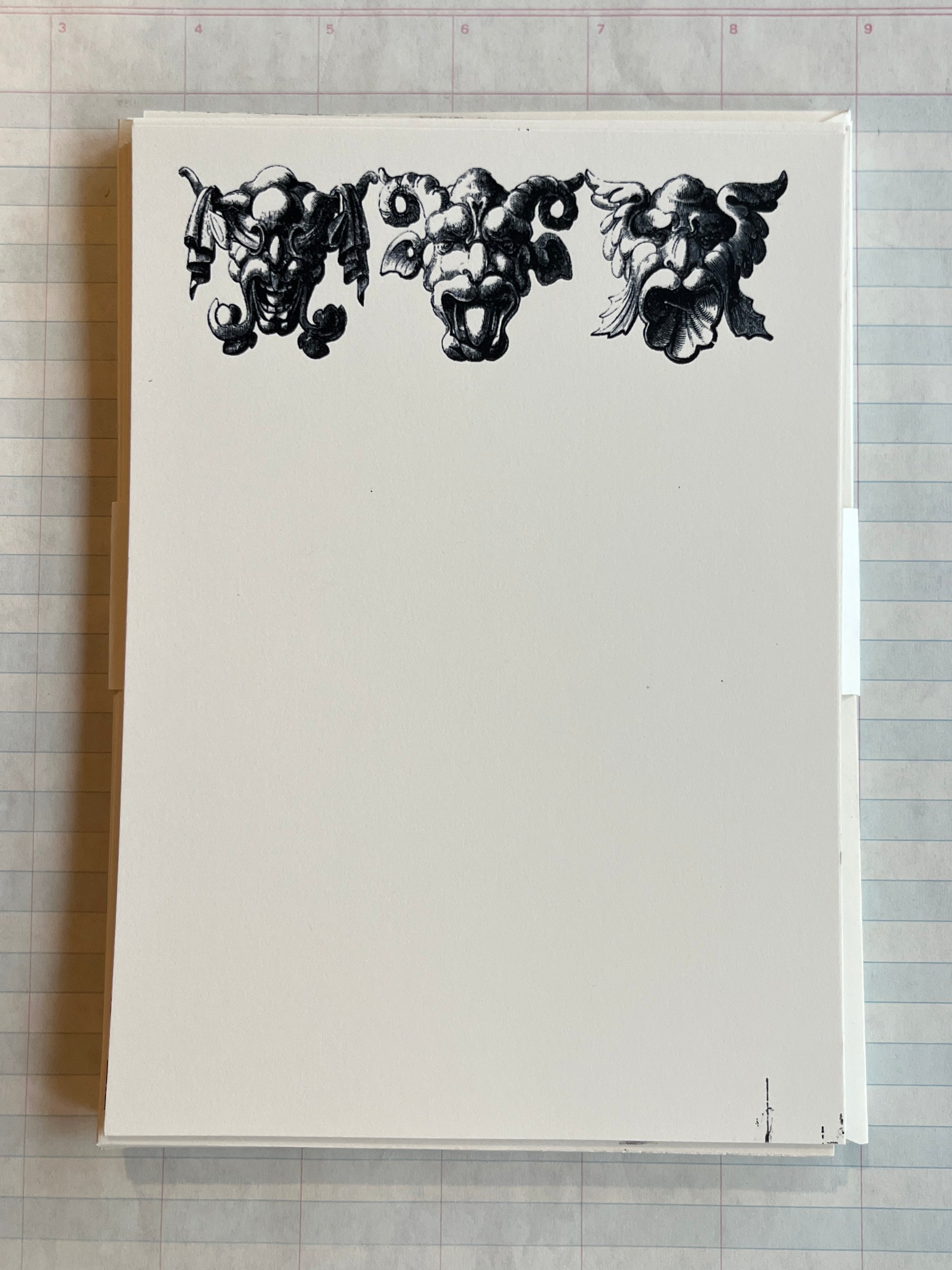 Beasts Masks Stationery
