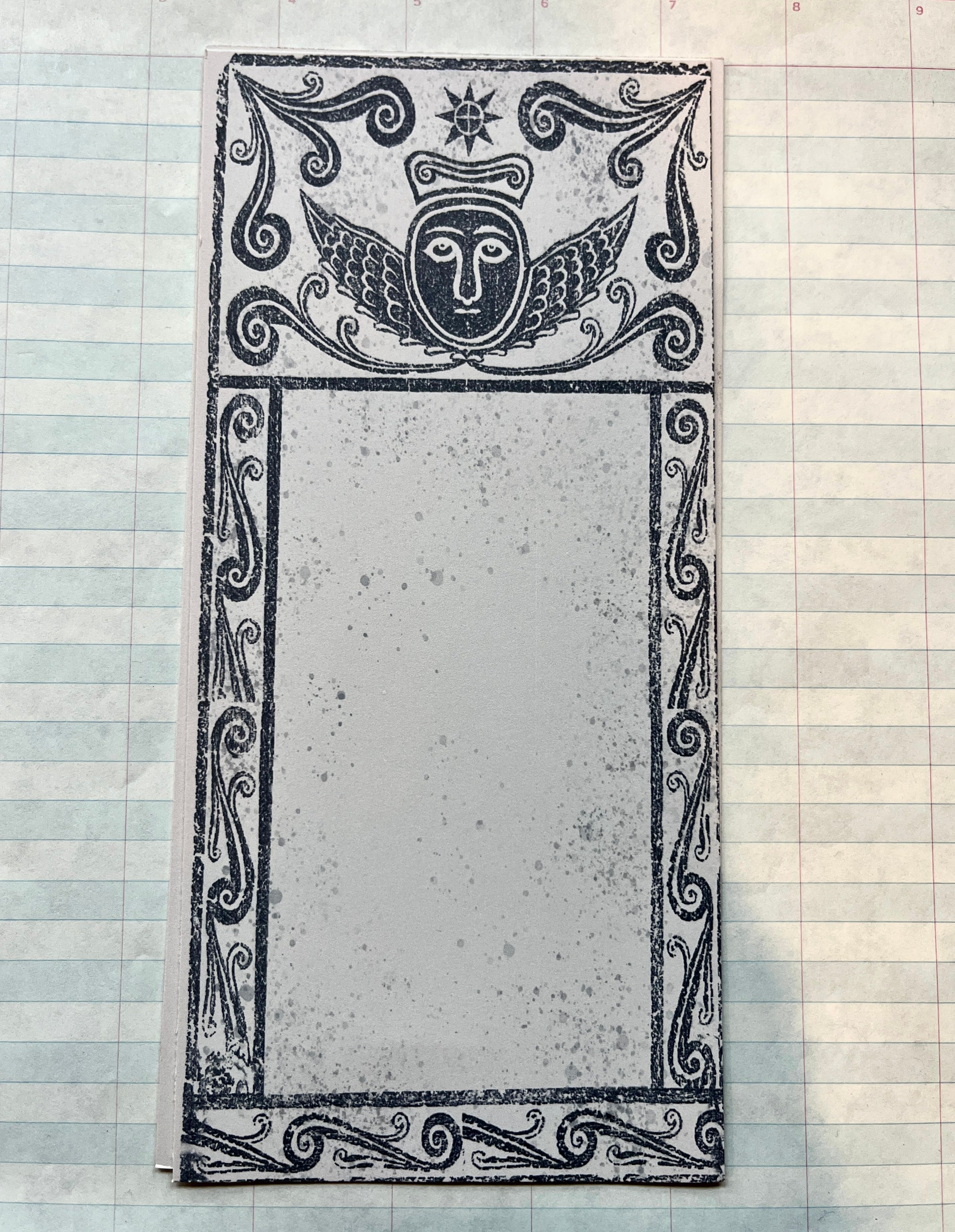 New England Stone Rubbings Tall Stationery