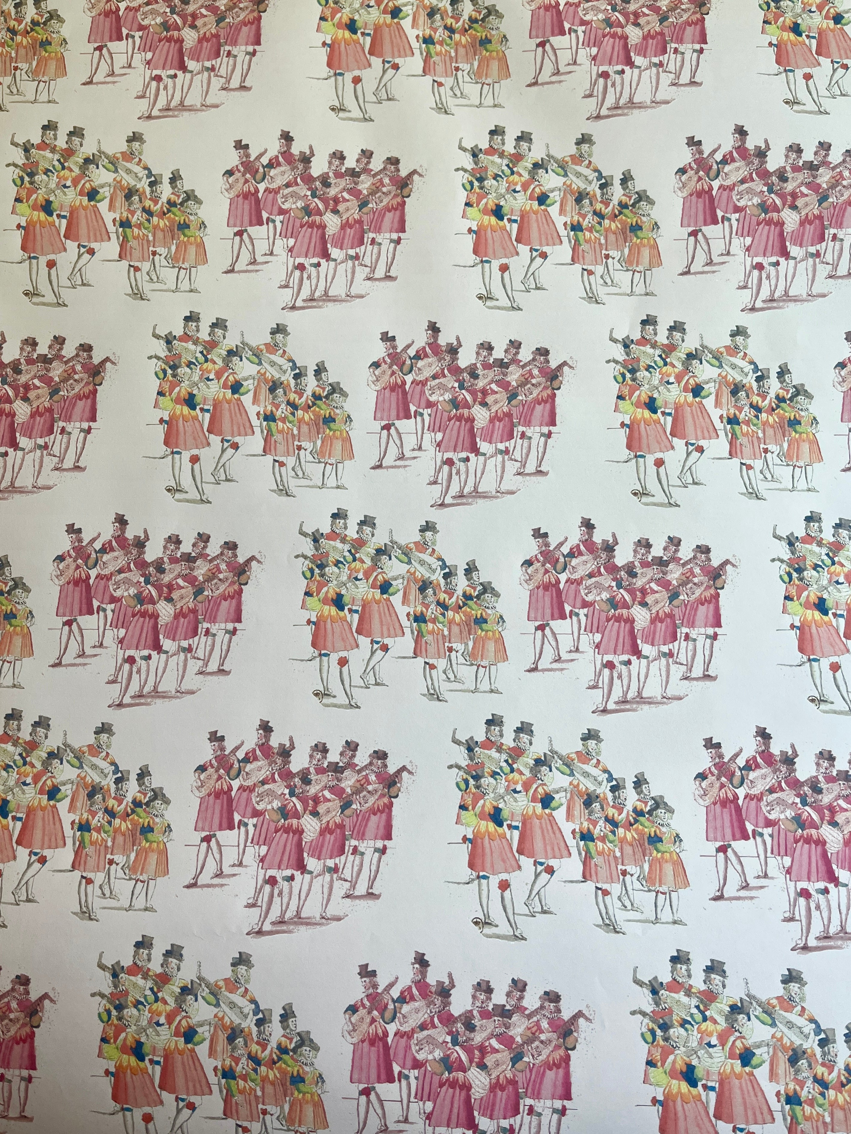 Parcel Artisan Wrapping Paper, Musicians