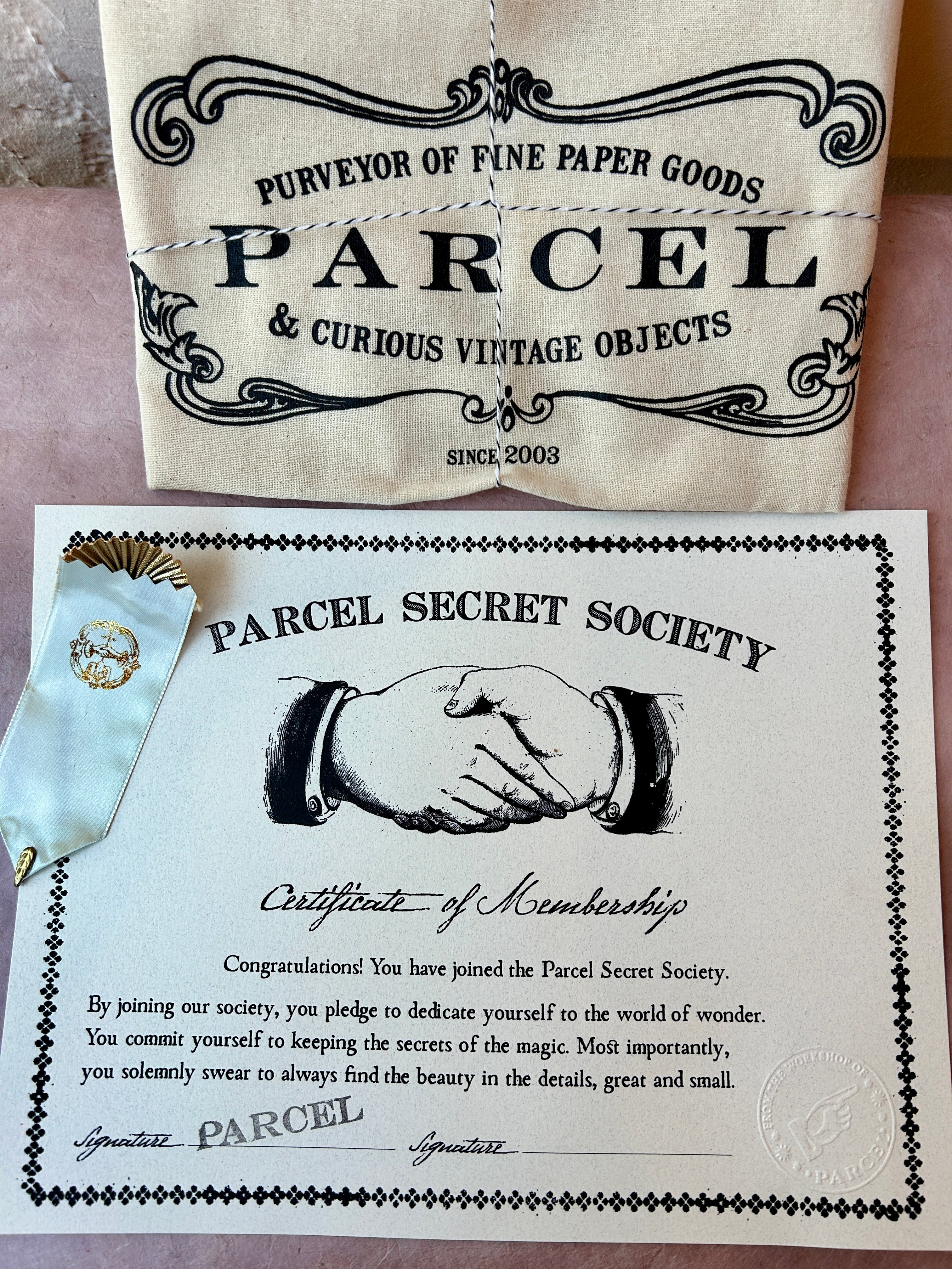 Join the Parcel Secret Society