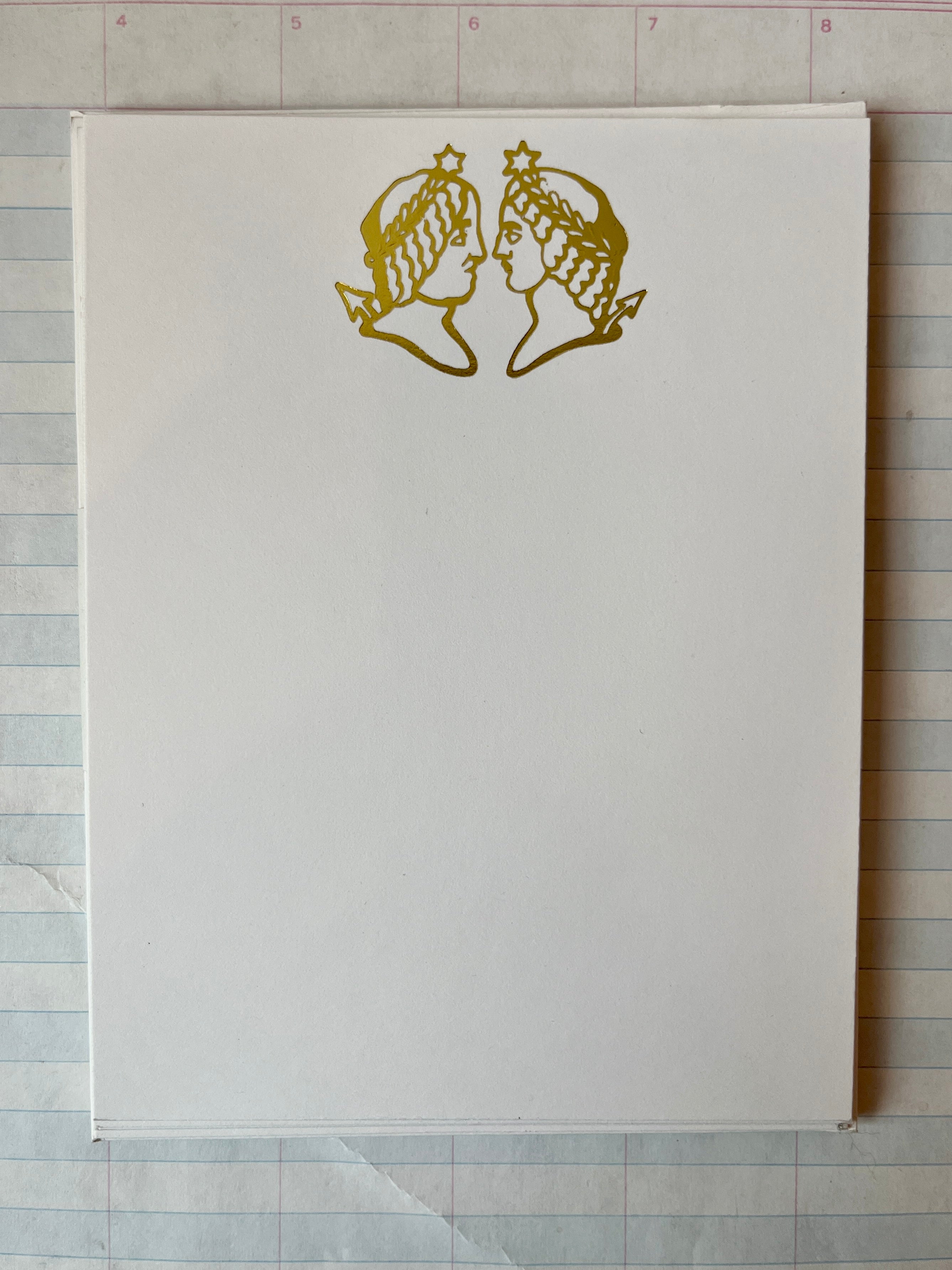 Grecian Profiles Stationery Set