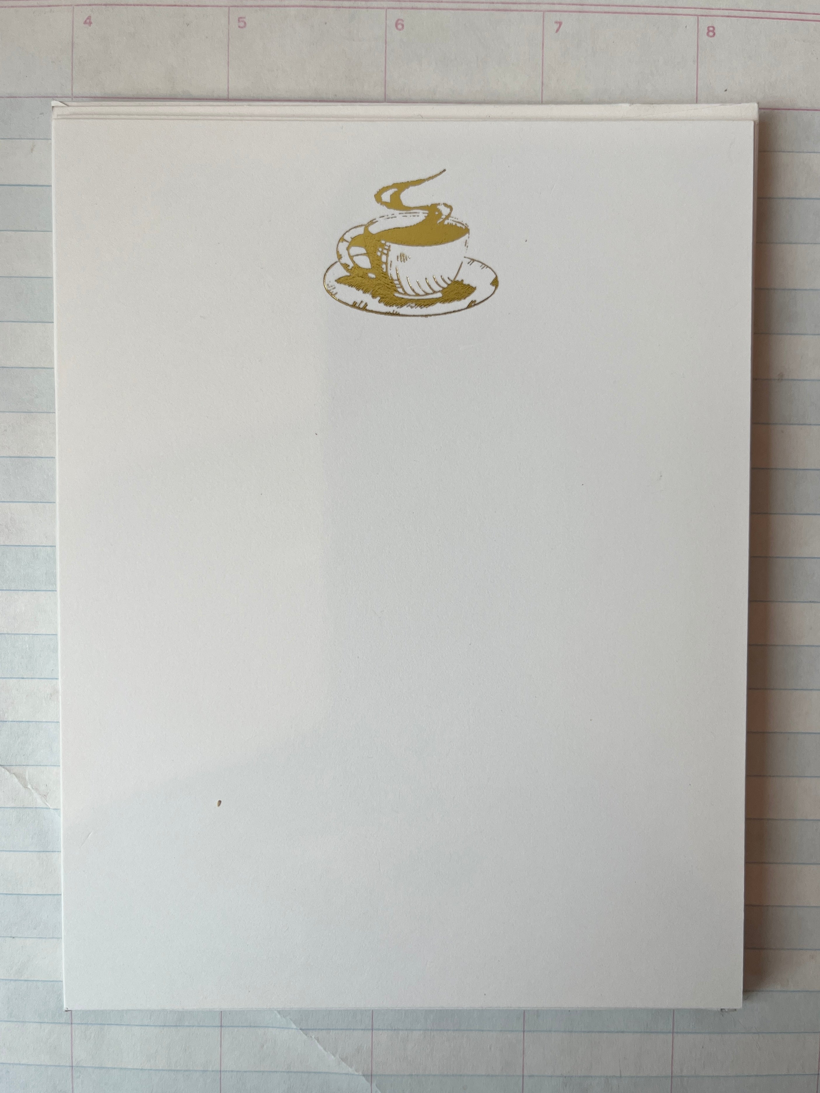 Coffee Cup Stationery Set