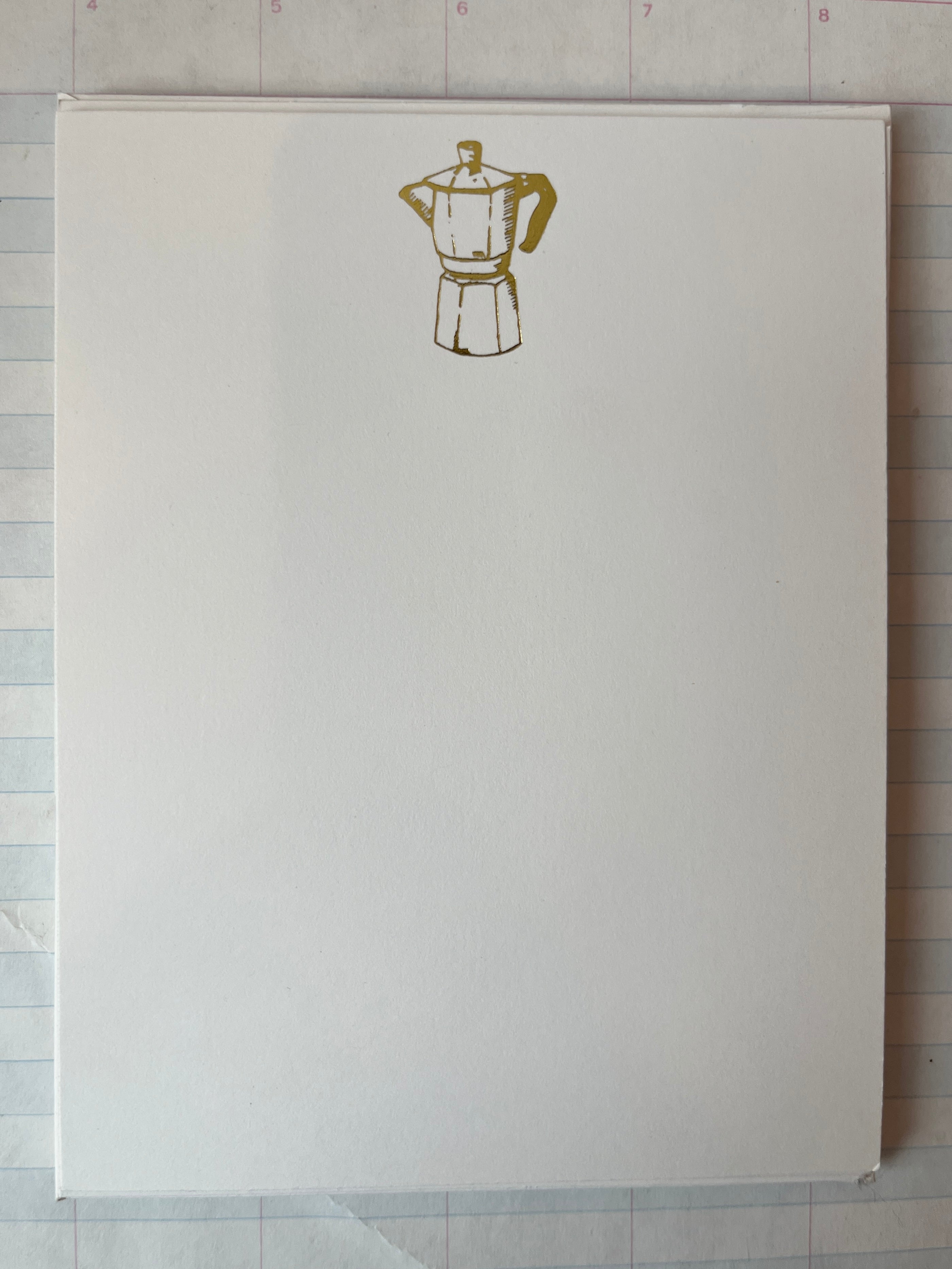 Mocha Pot Stationery Set