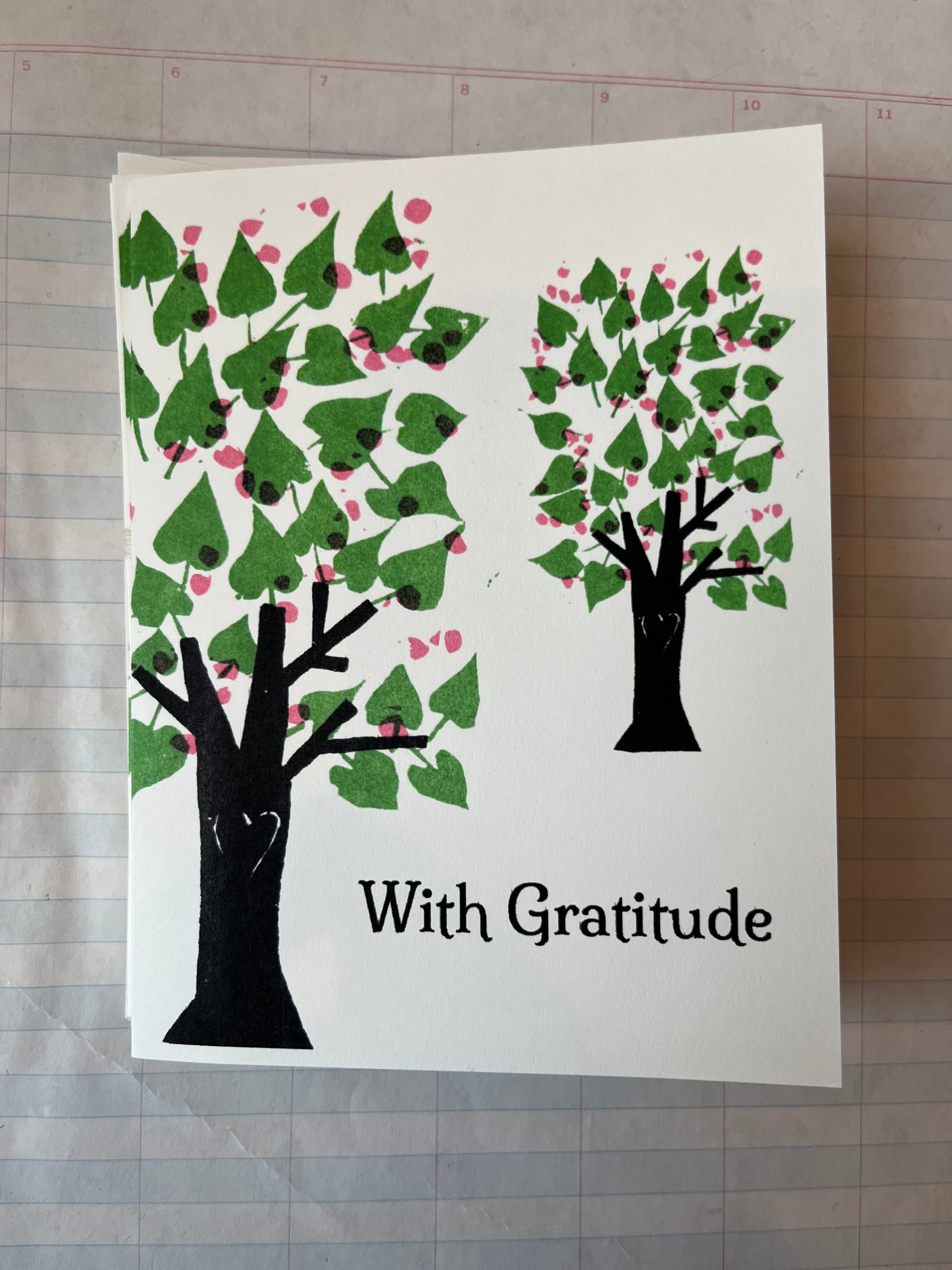 Gratitude Trees Thank You Notecards