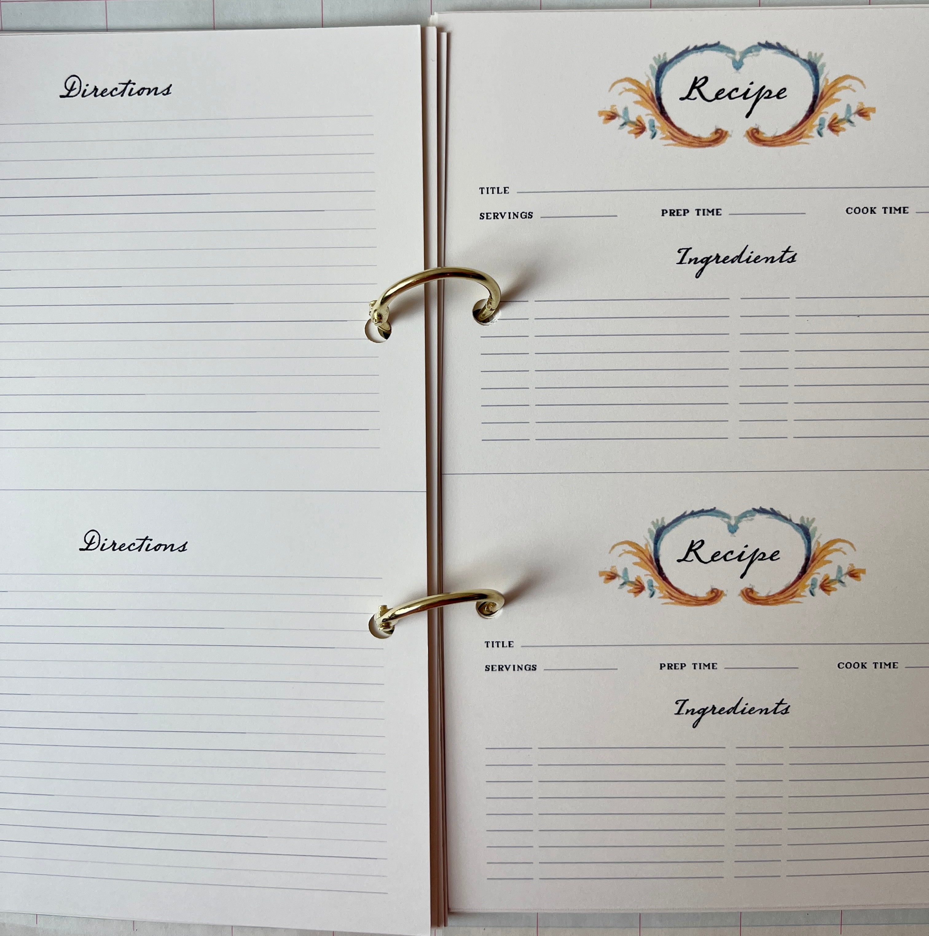 Customizable Recipe Book