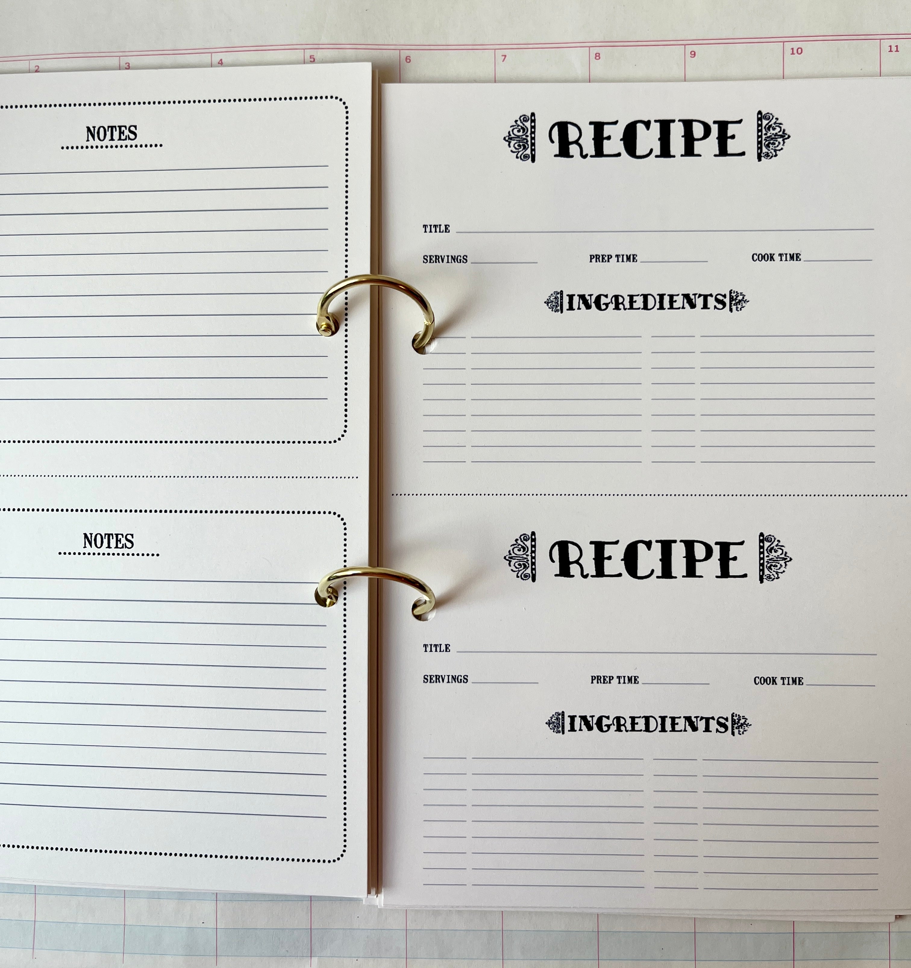 Customizable Recipe Book
