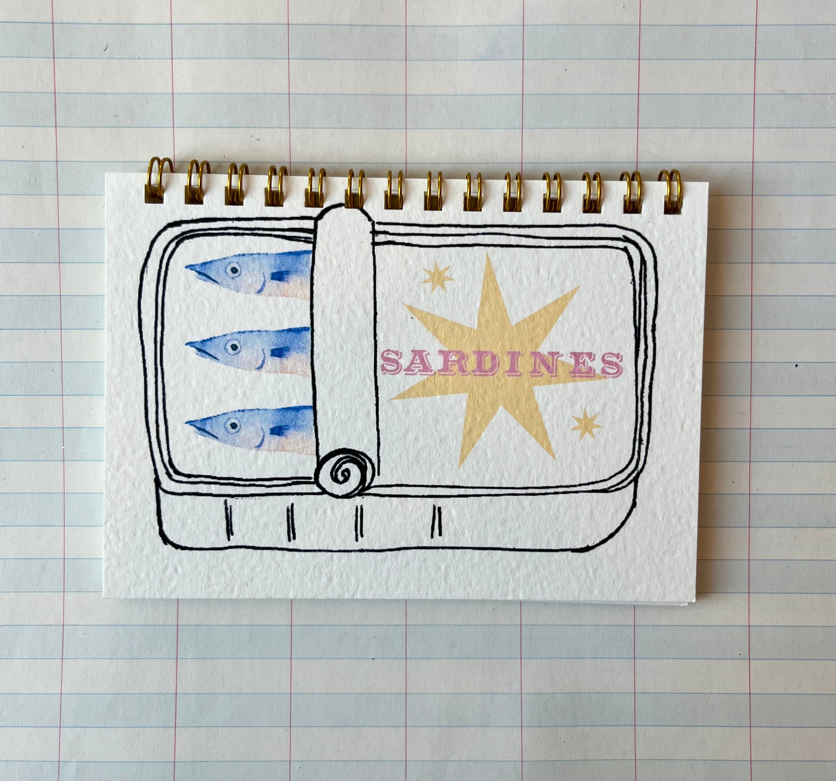 Mini Sardines Notebook