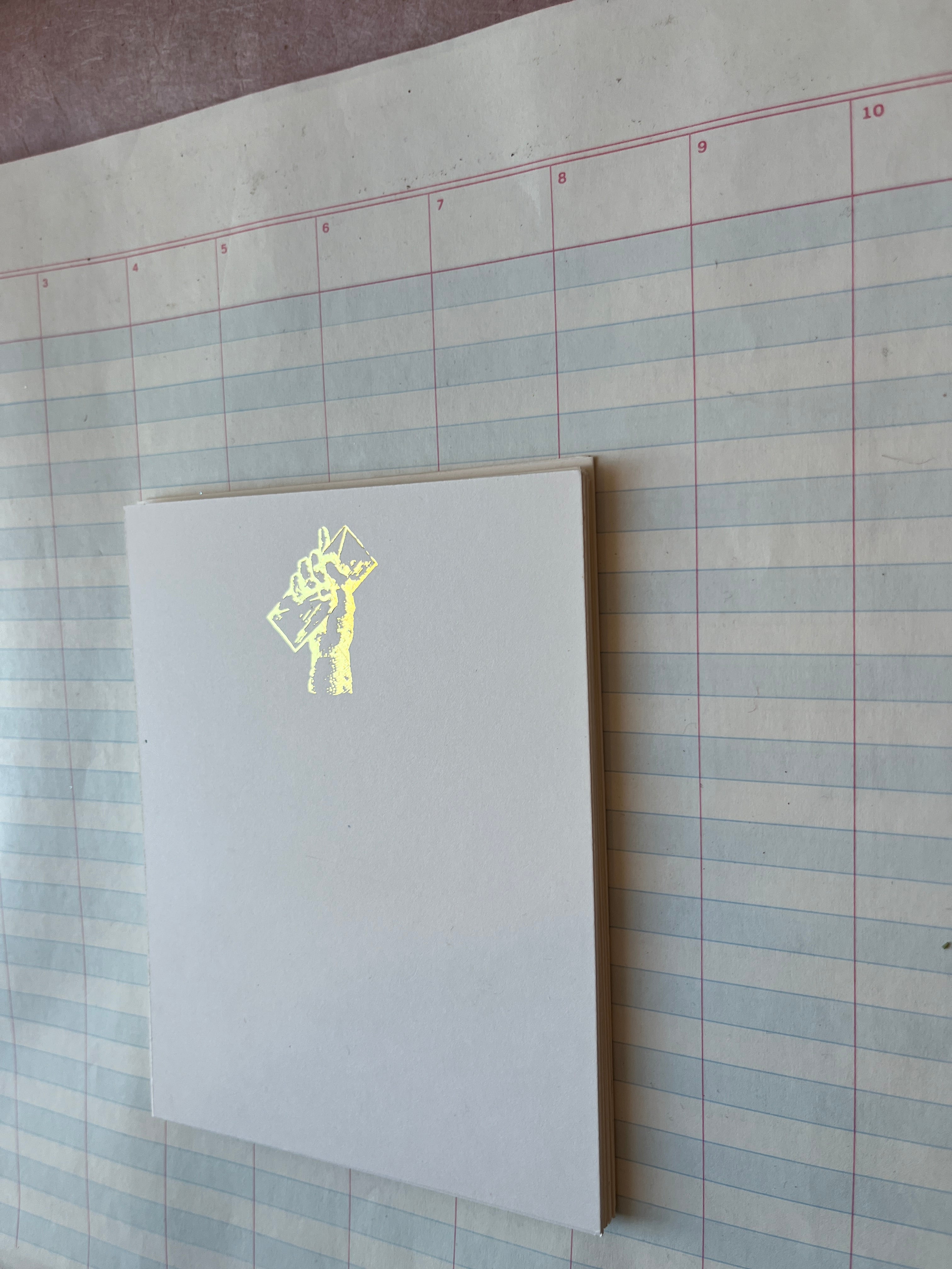 Hand Deliverd Foil Pressed Stationery