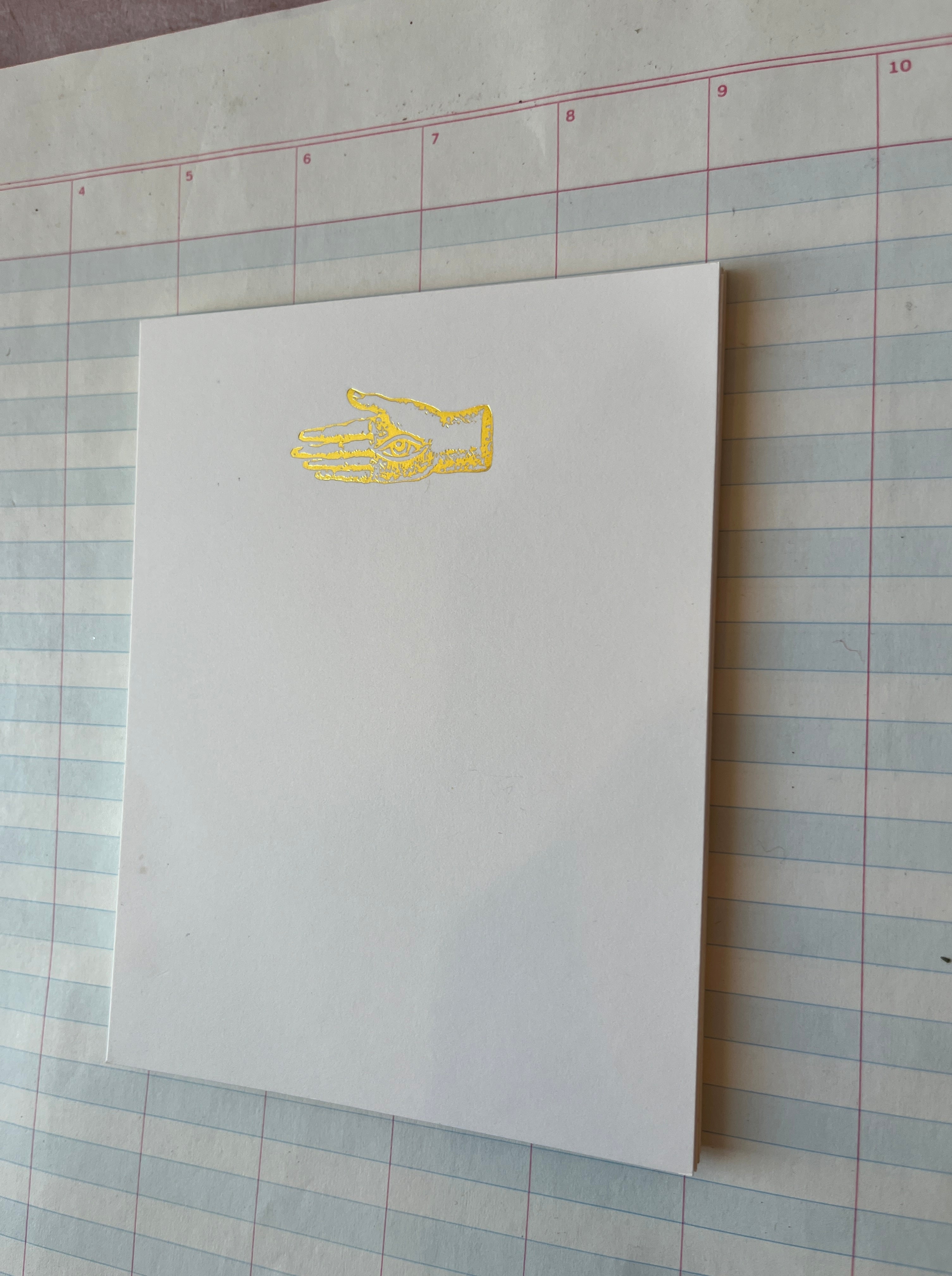 All Seeing Foil Pressed Stationery