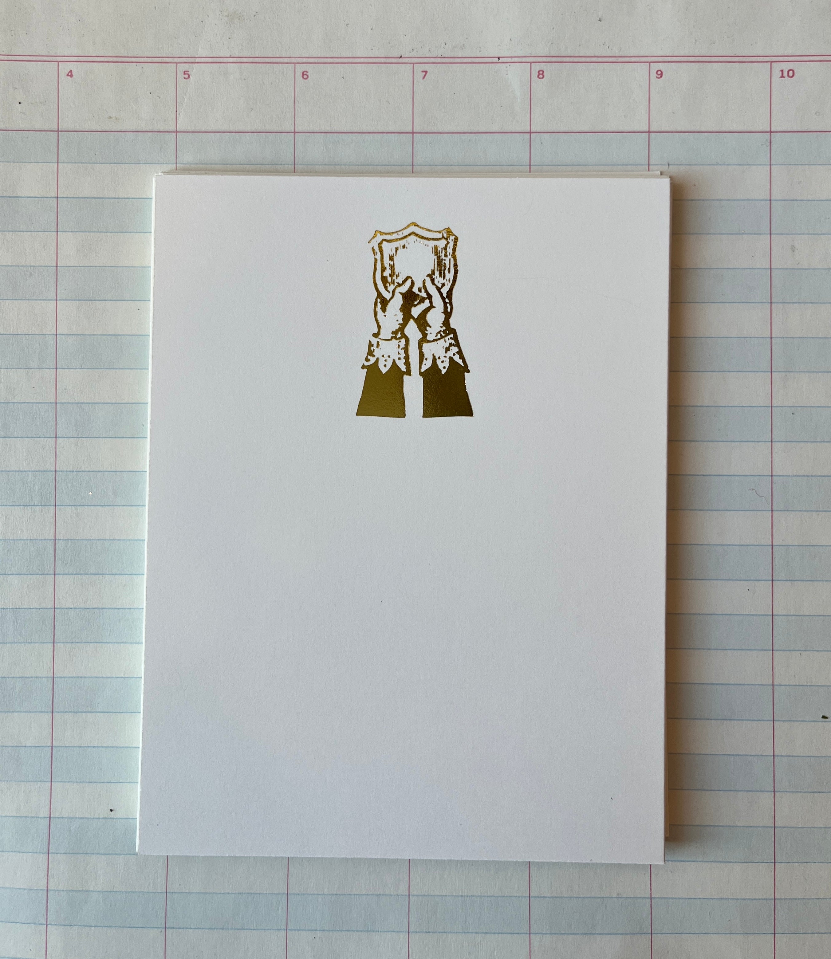 Achieving Greatness Foil Pressed Stationery