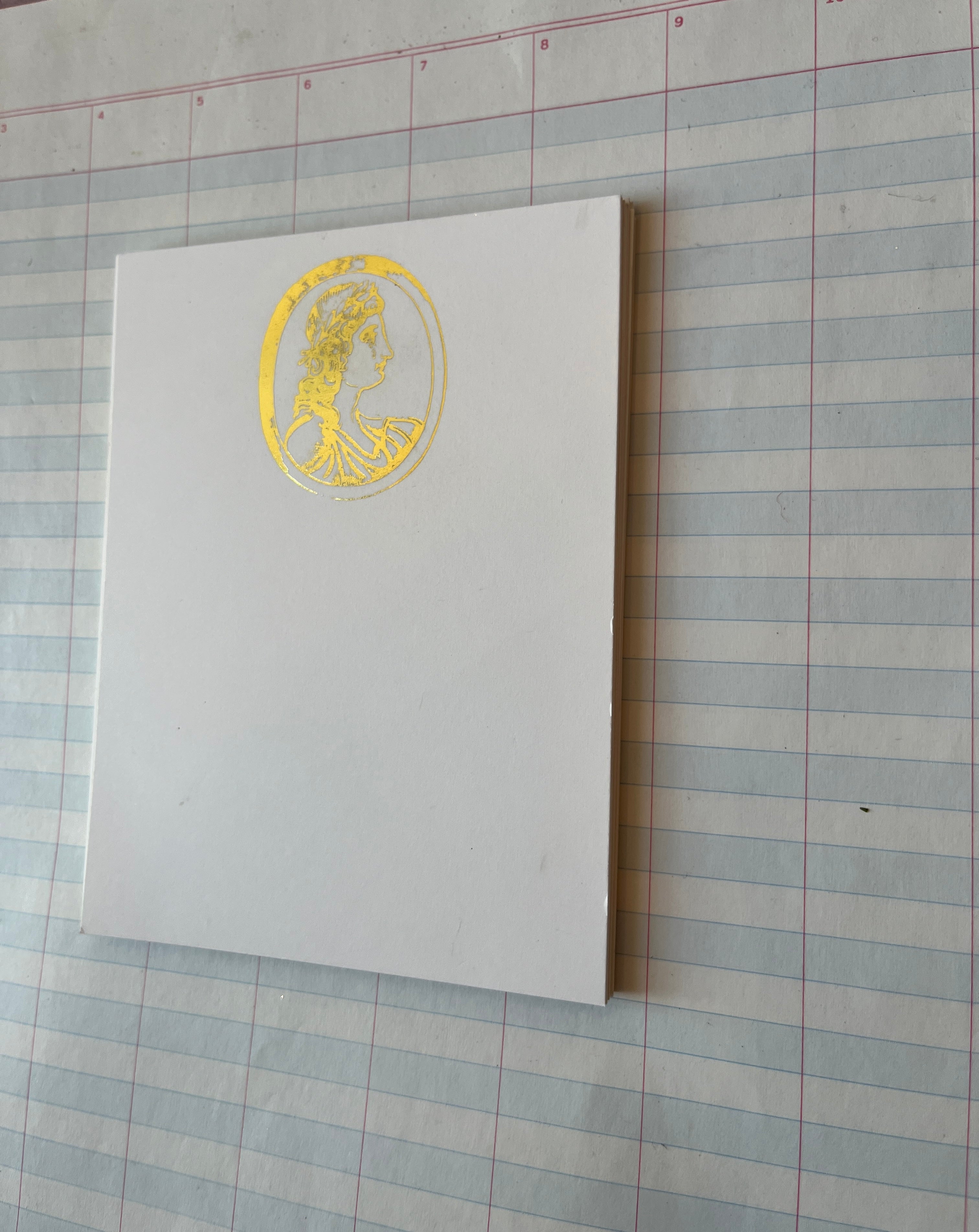 Fair Lady Foil Pressed Notecards