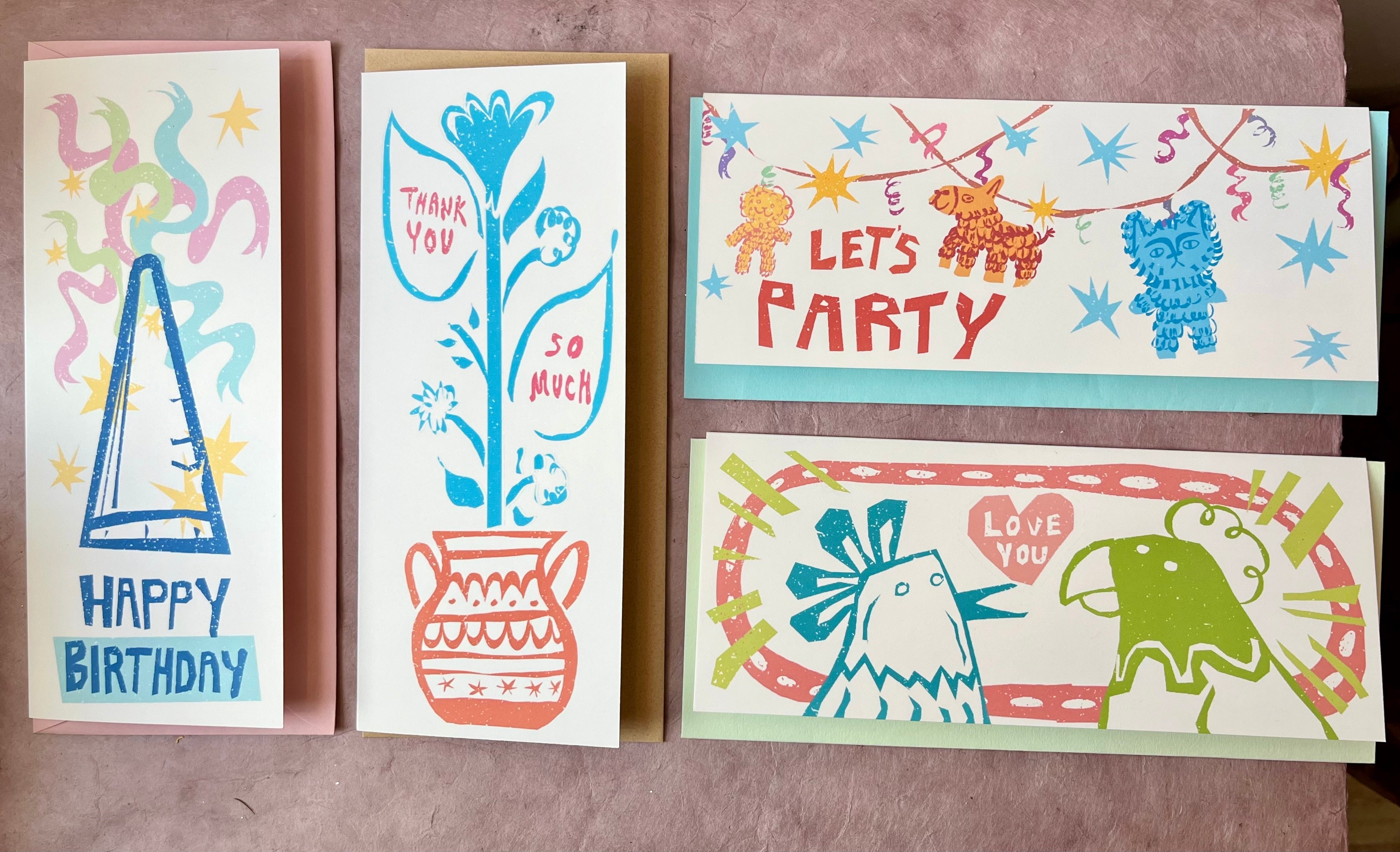 Celebratory Stamp Card Set