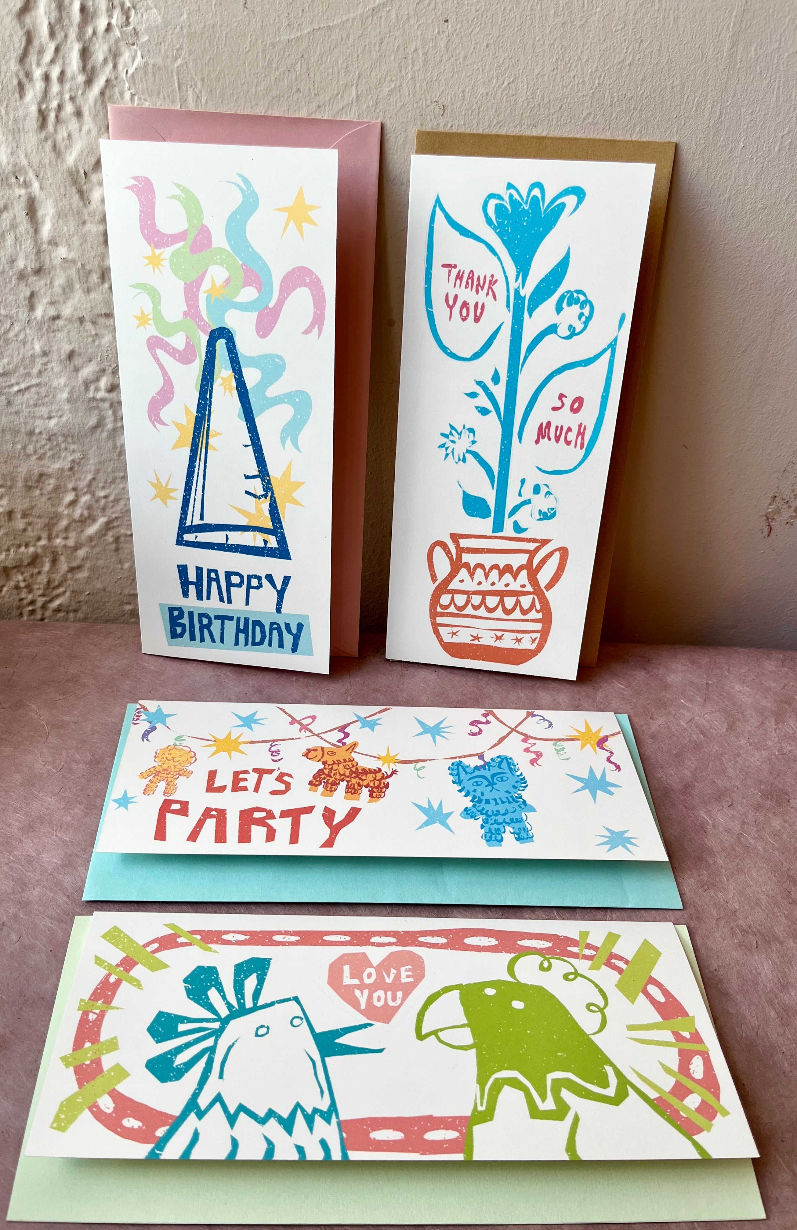 Celebratory Stamp Card Set