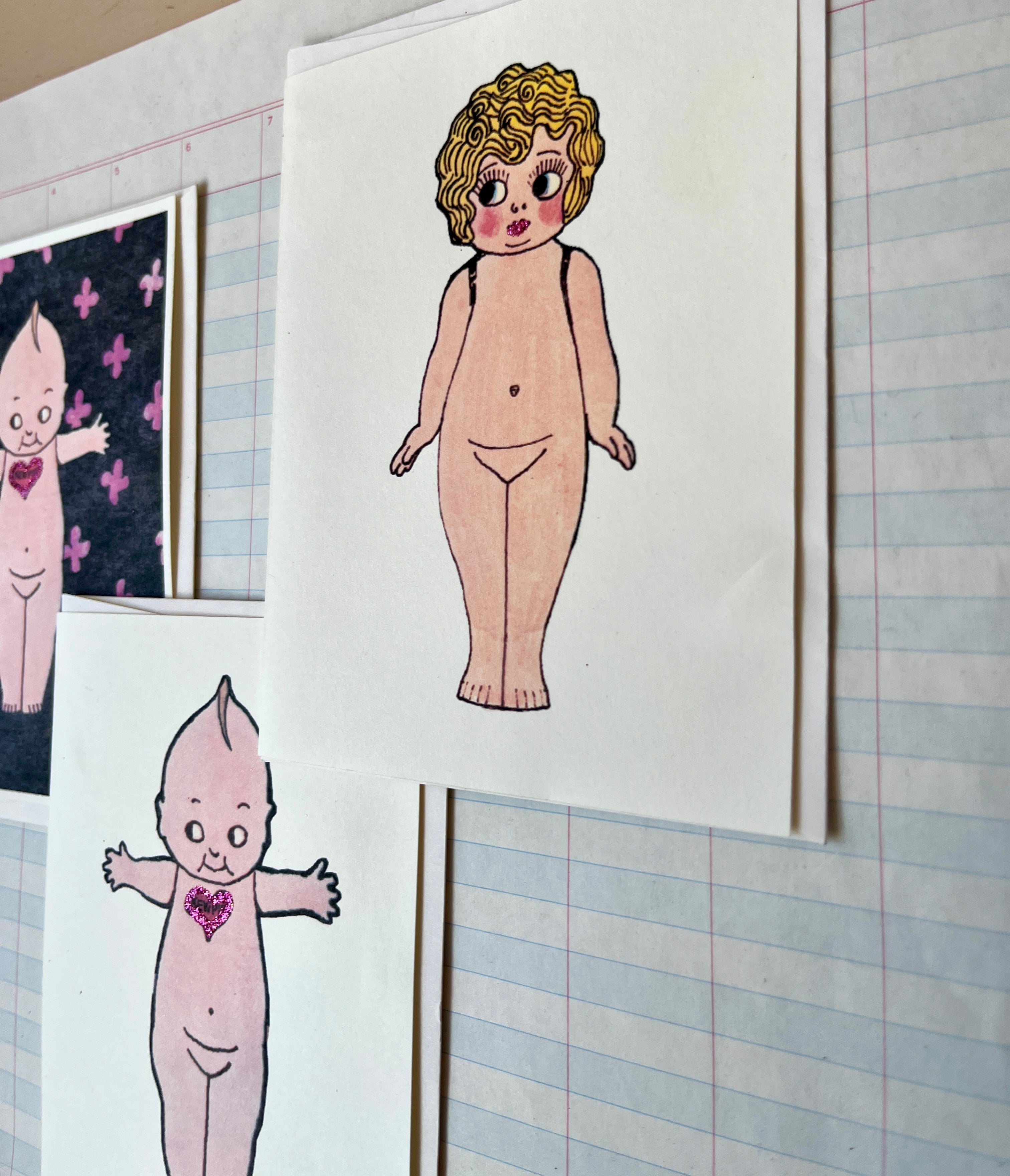 Kewpie Greeting Set