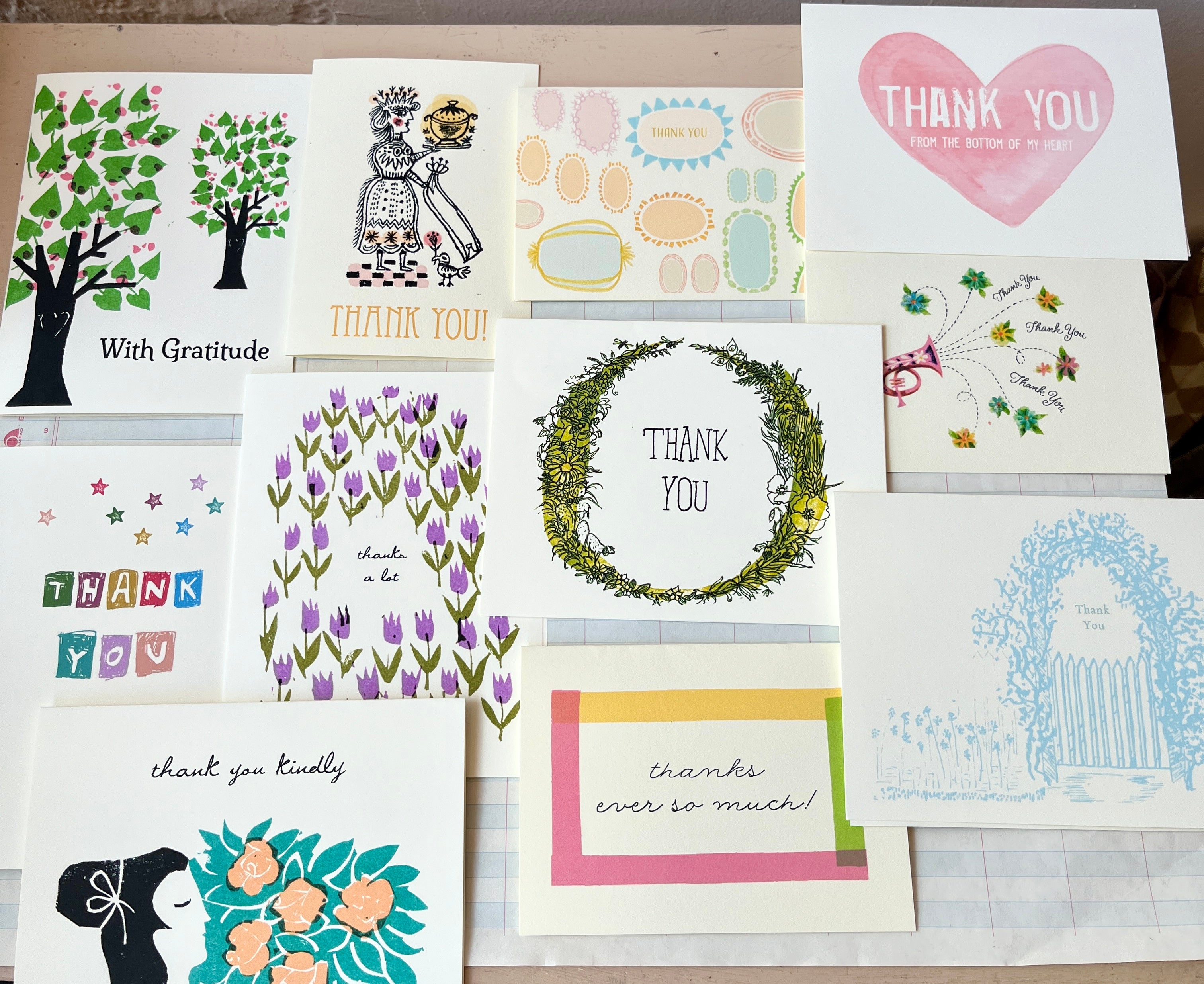 Thank you card set 2