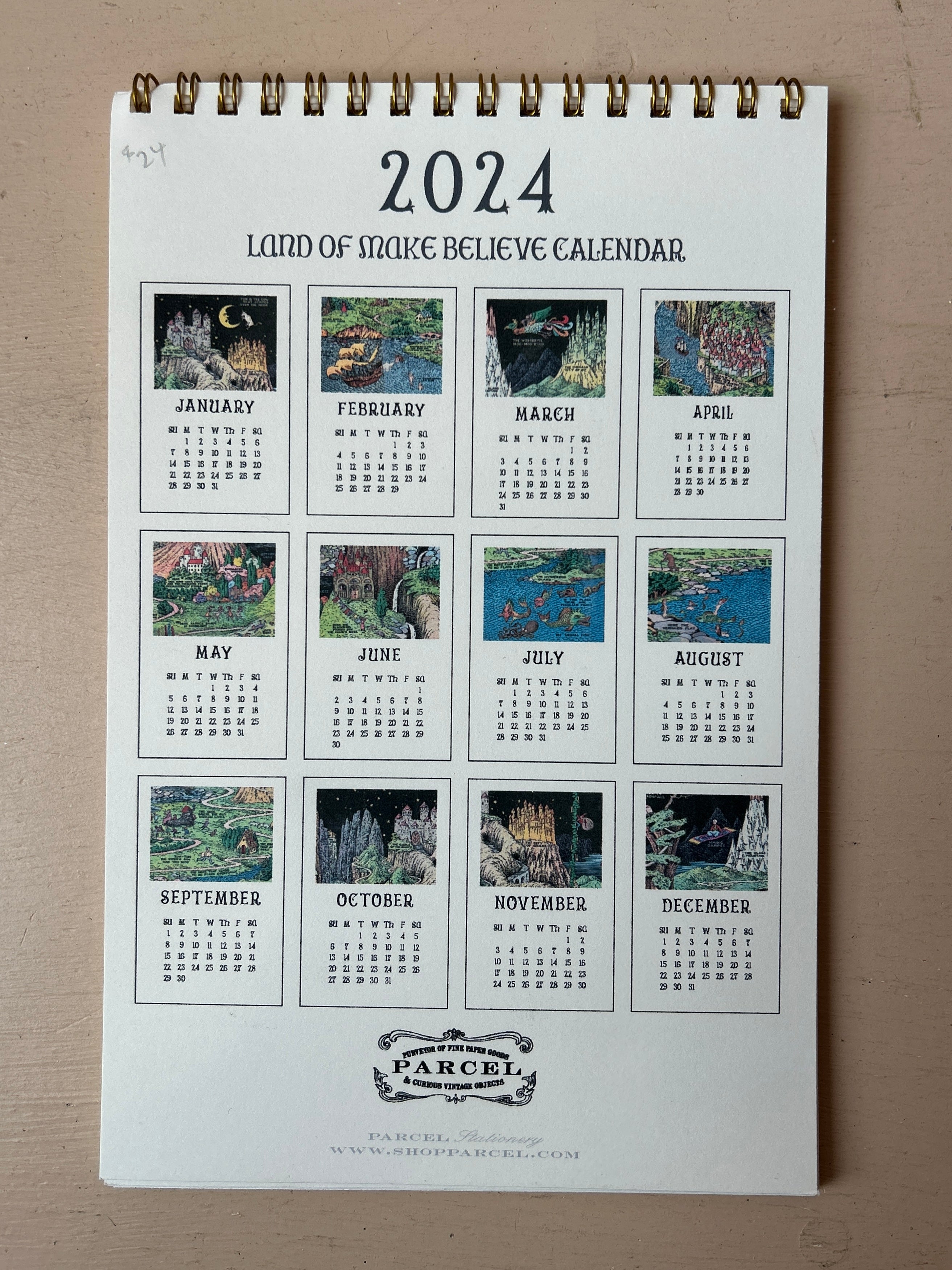 Parcel 2024 Land of Make Believe Calendar