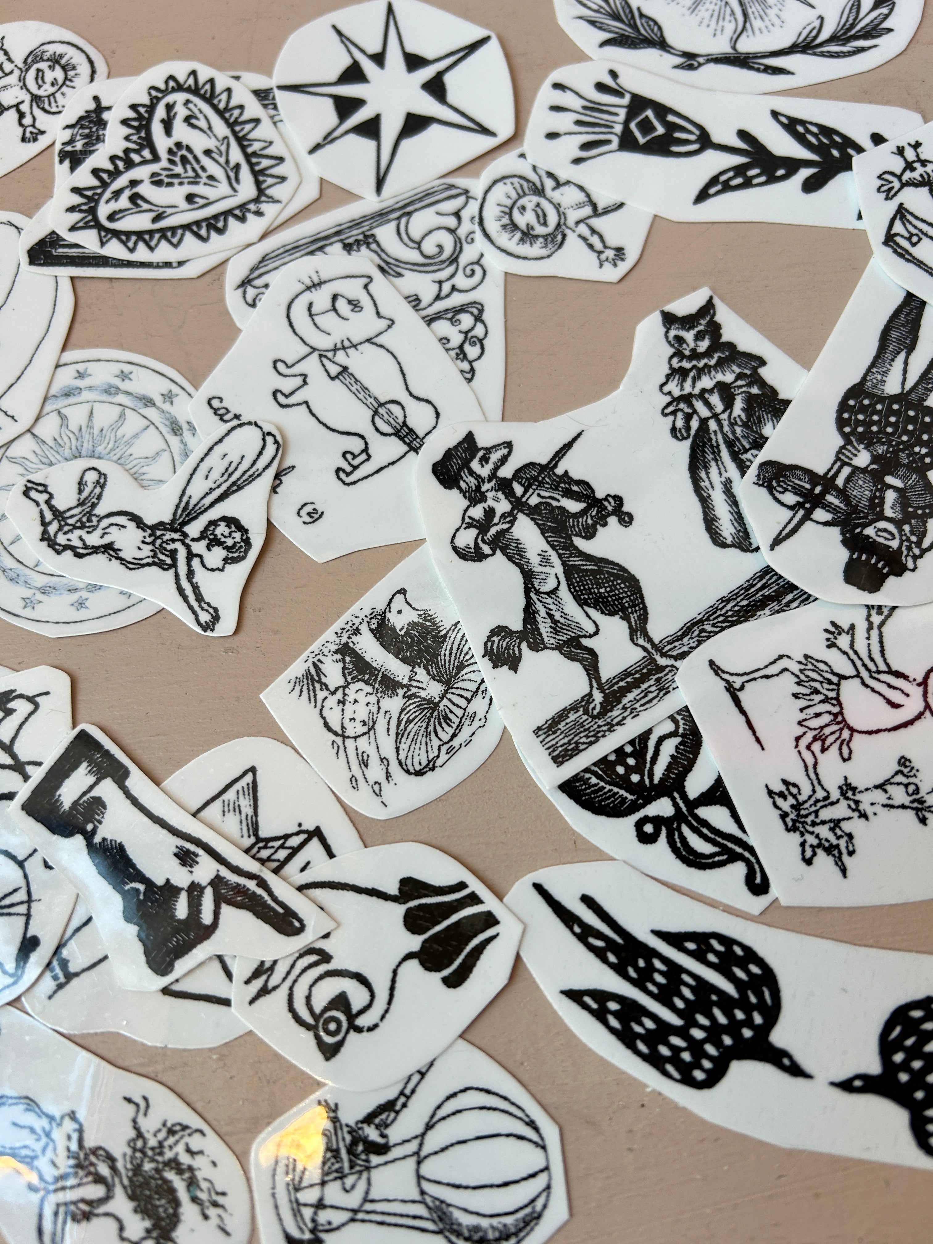 Parcel Assorted Temporary Tattoos