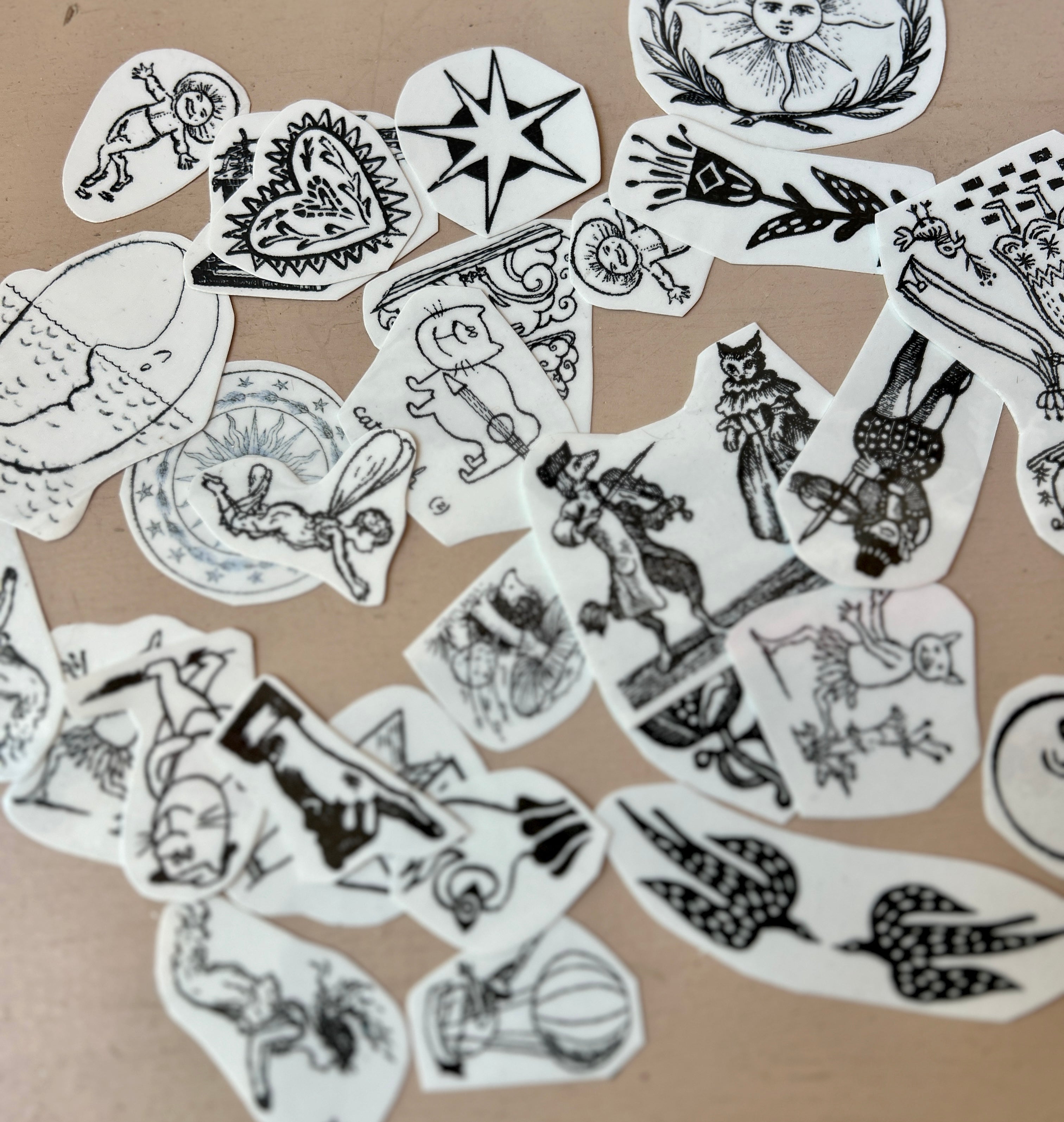 Parcel Assorted Temporary Tattoos