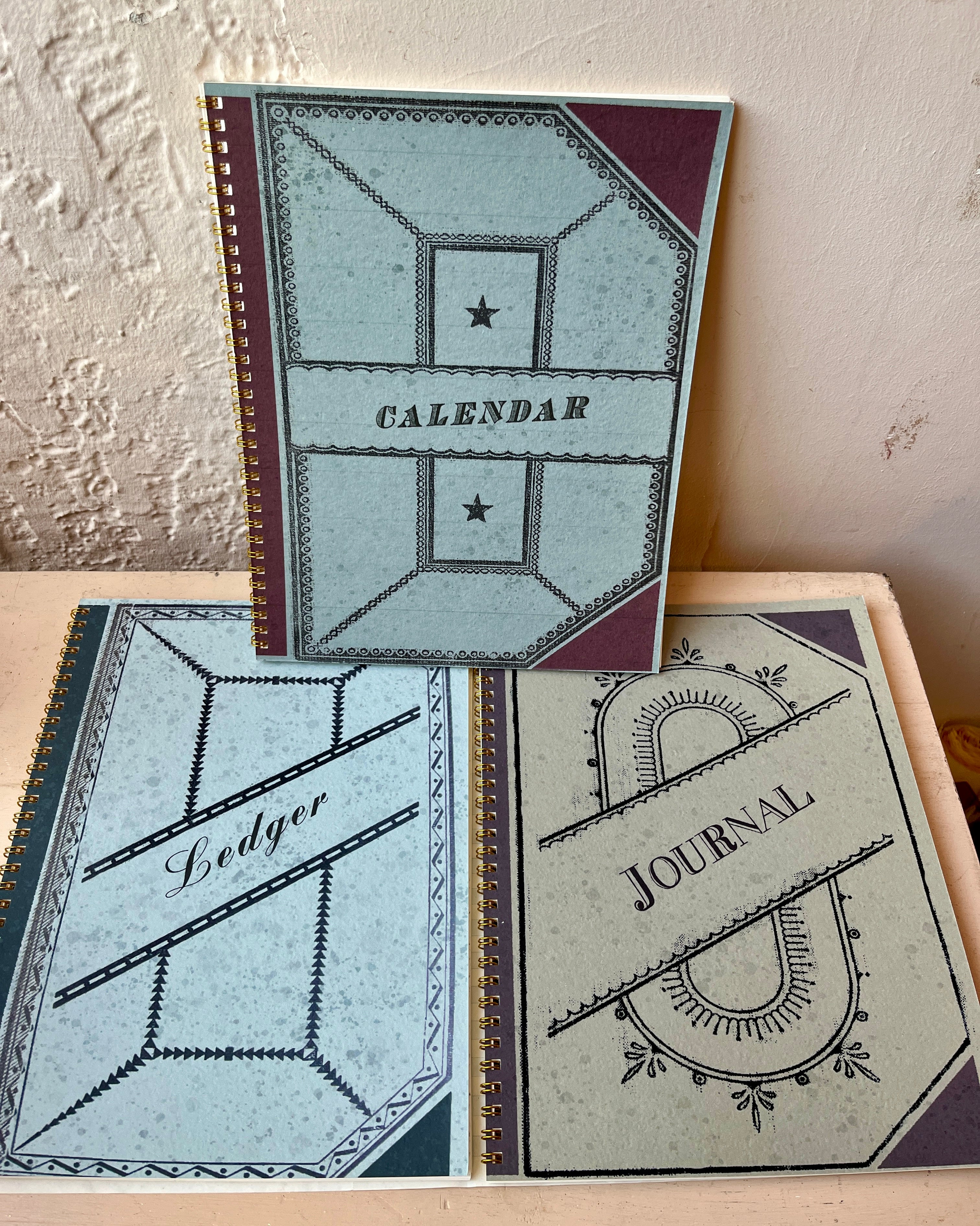 Old-School Ledger Notebooks