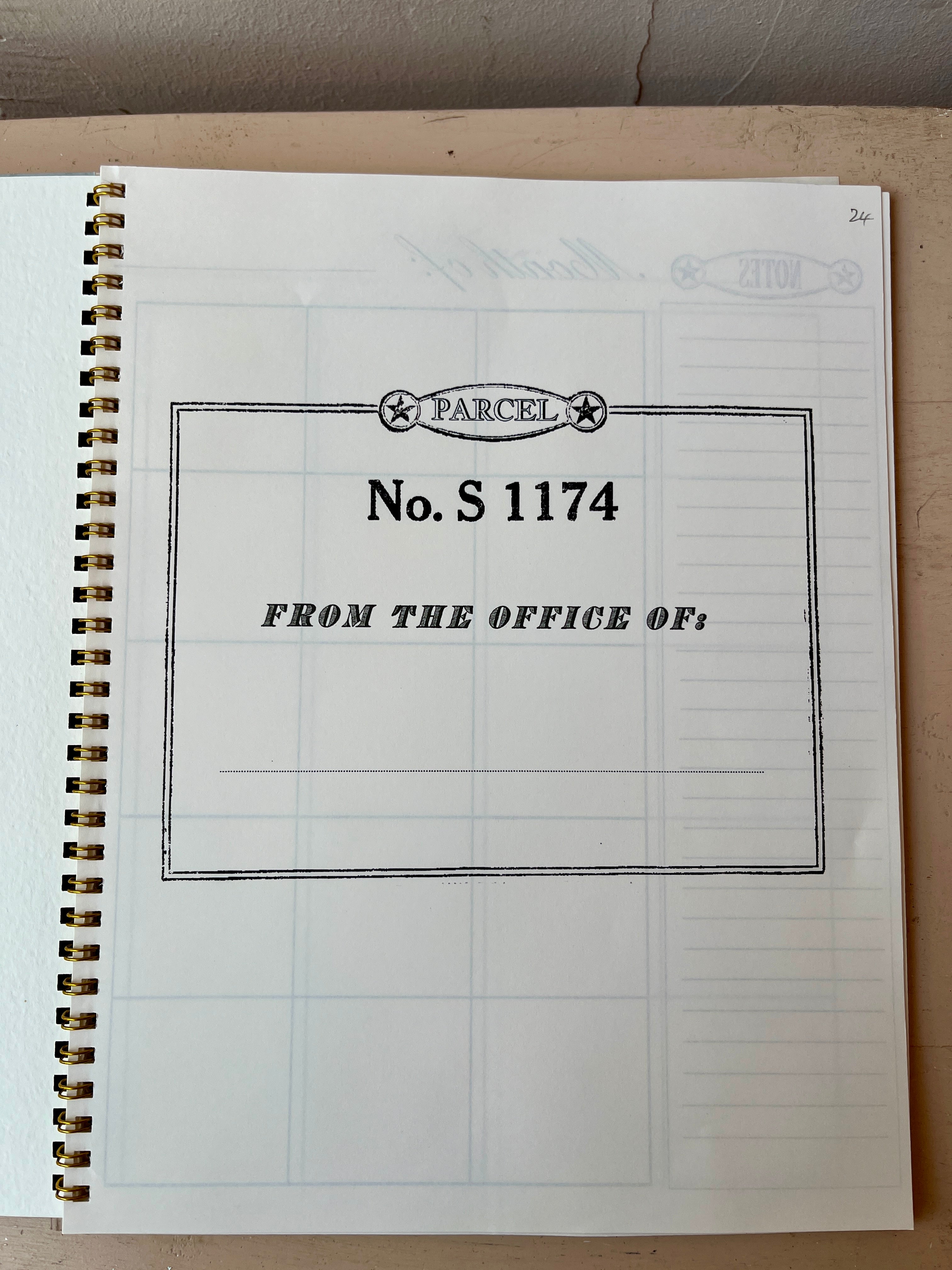 Old-School Ledger Notebooks
