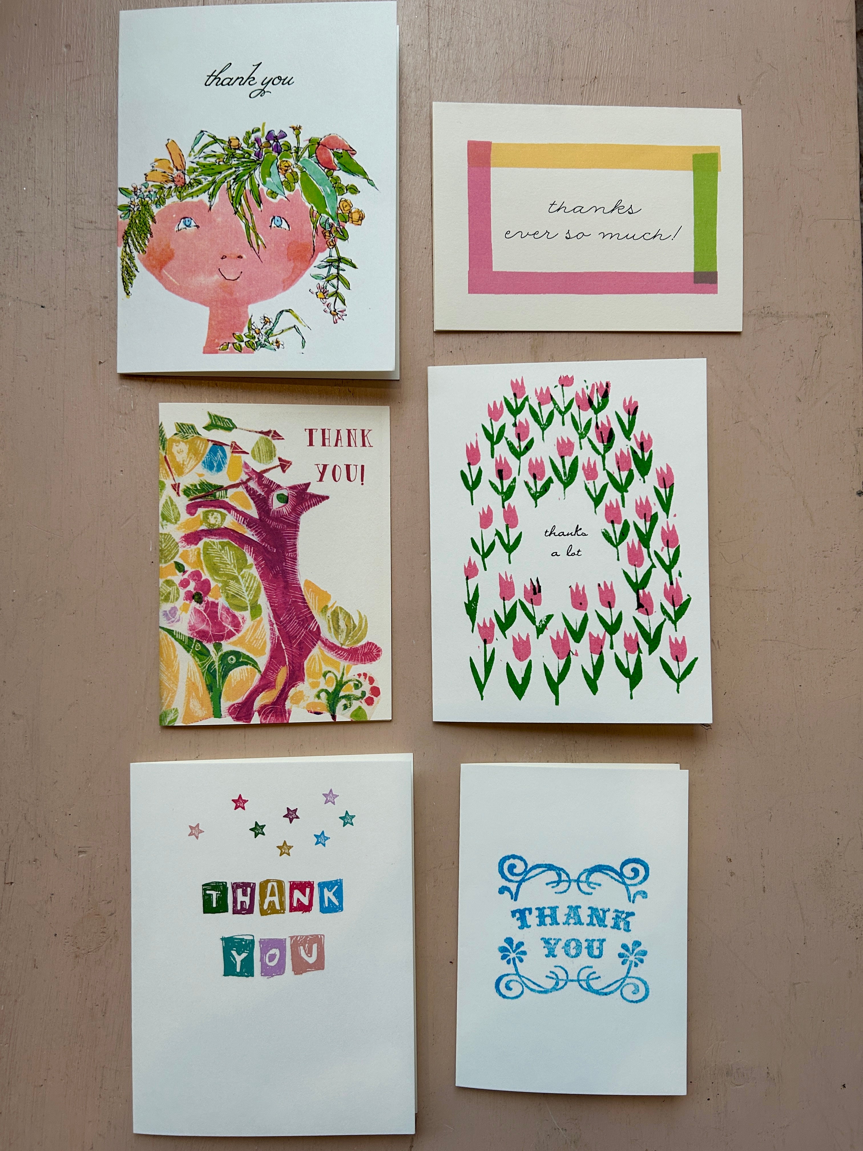 Vibrant Thank You Card Assortment