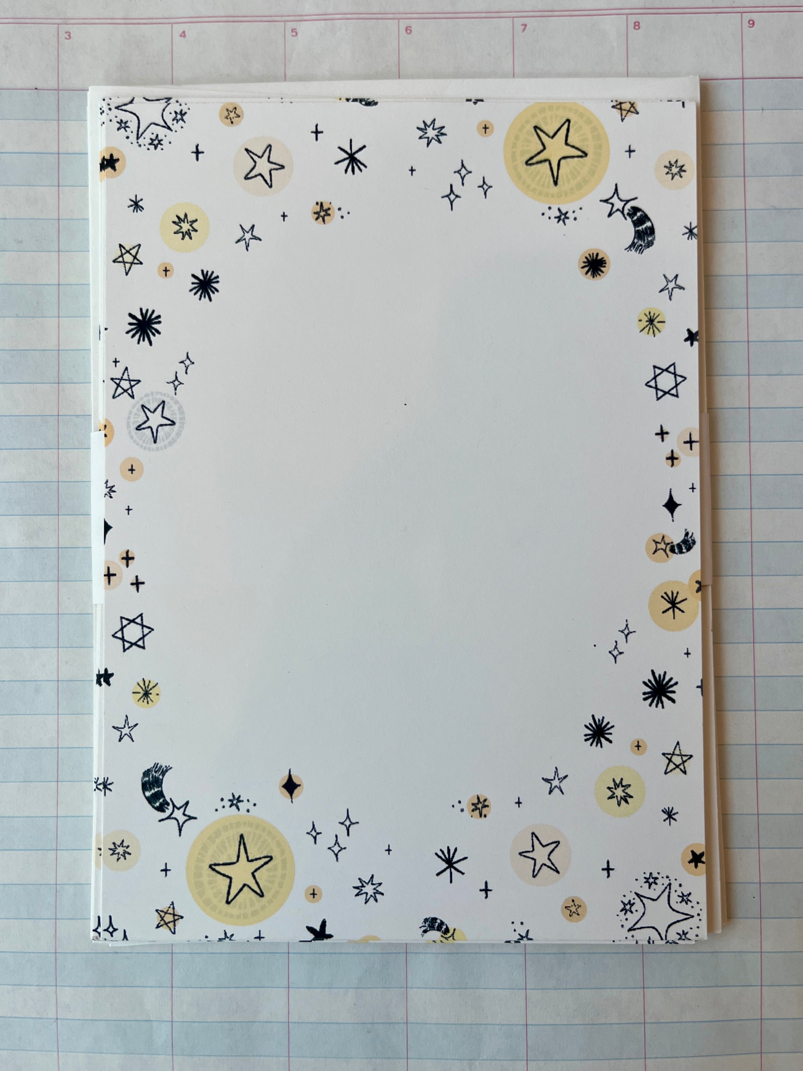 Starry Frame Stationery