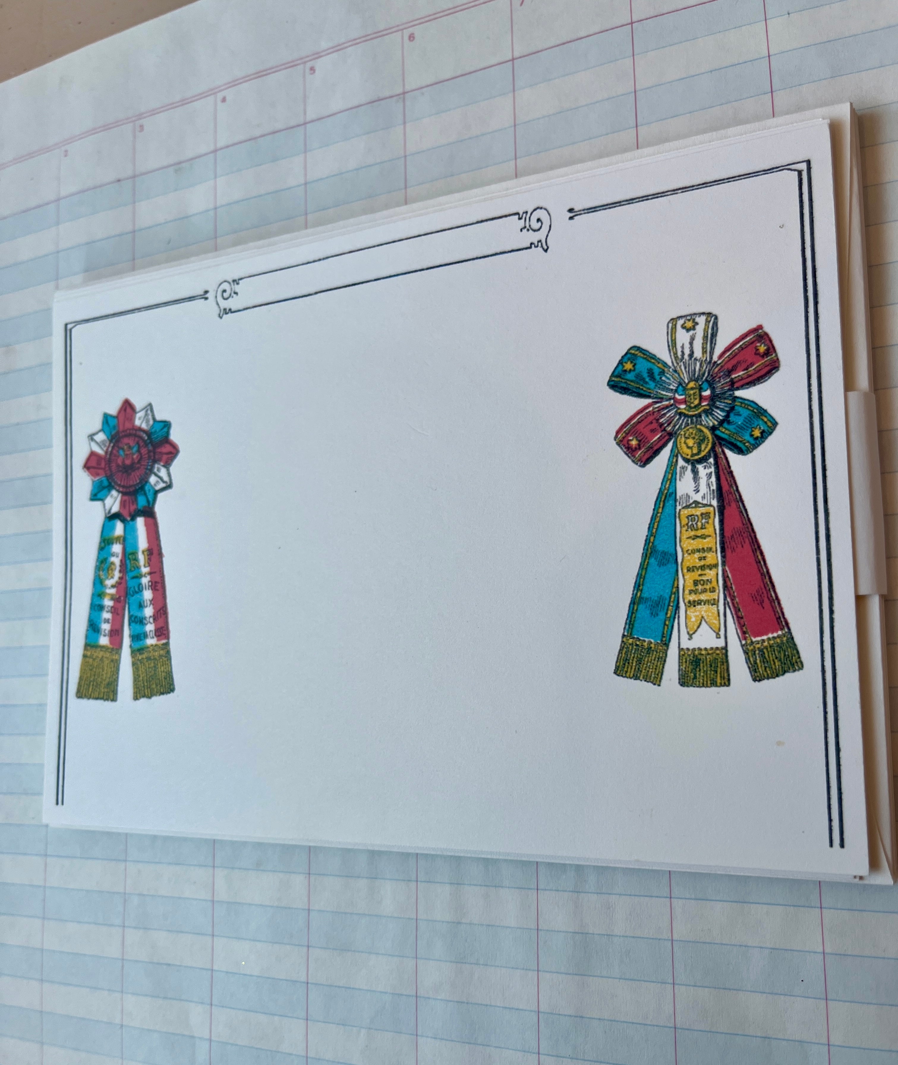 Prize Ribbon Certificate Stationery
