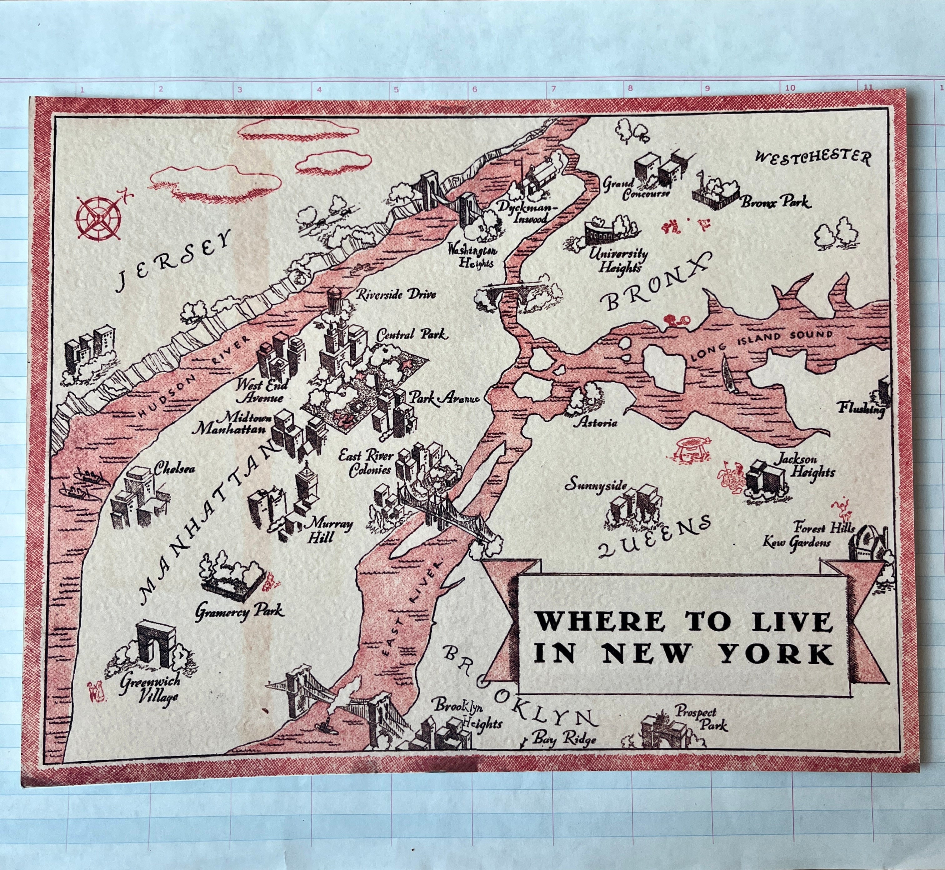 Where to Live in New York Art Print