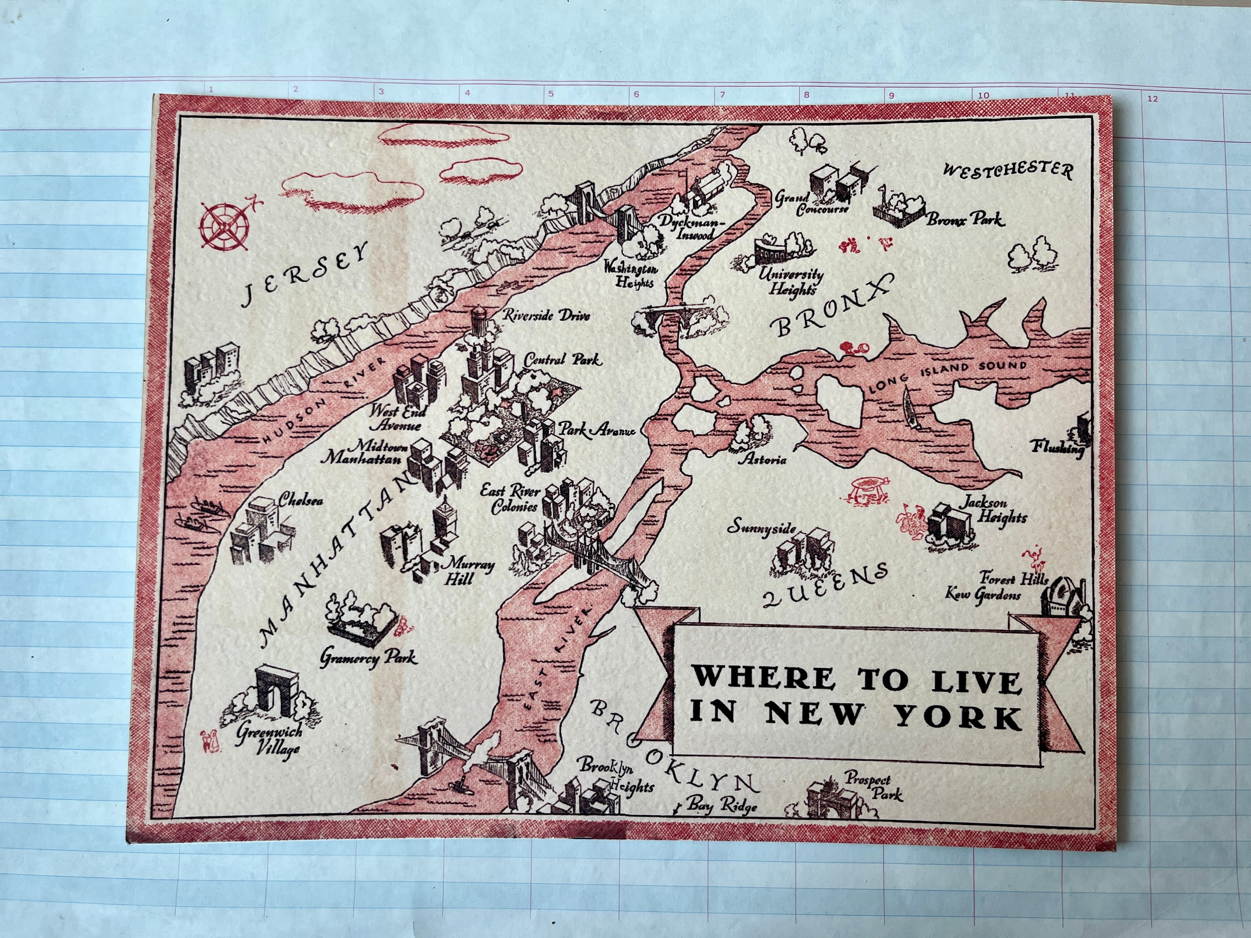 Where to Live in New York Art Print