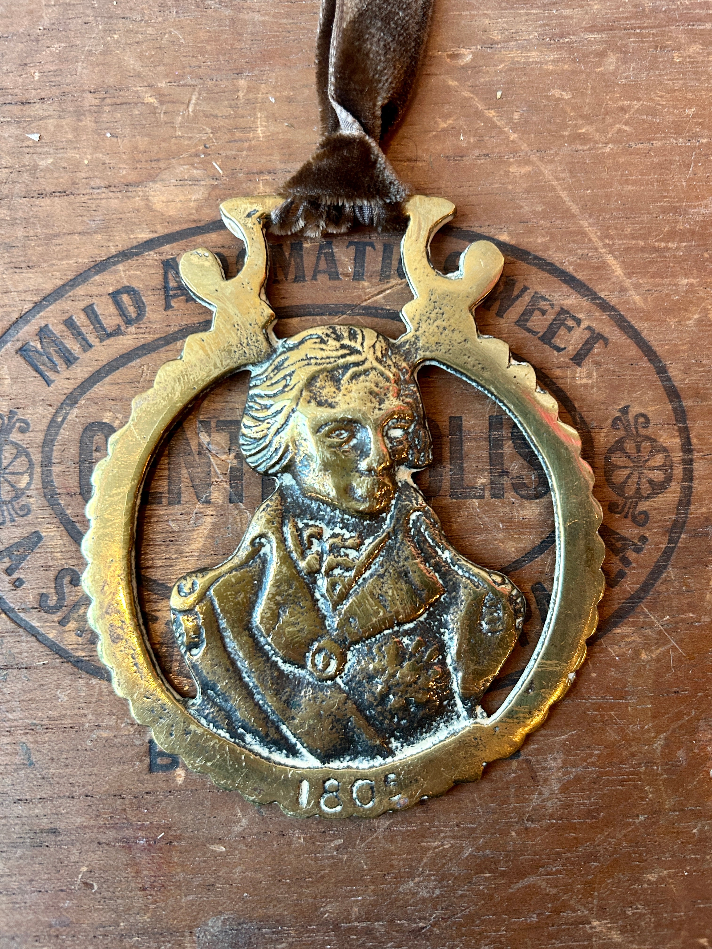 Vintage Brass Medallions