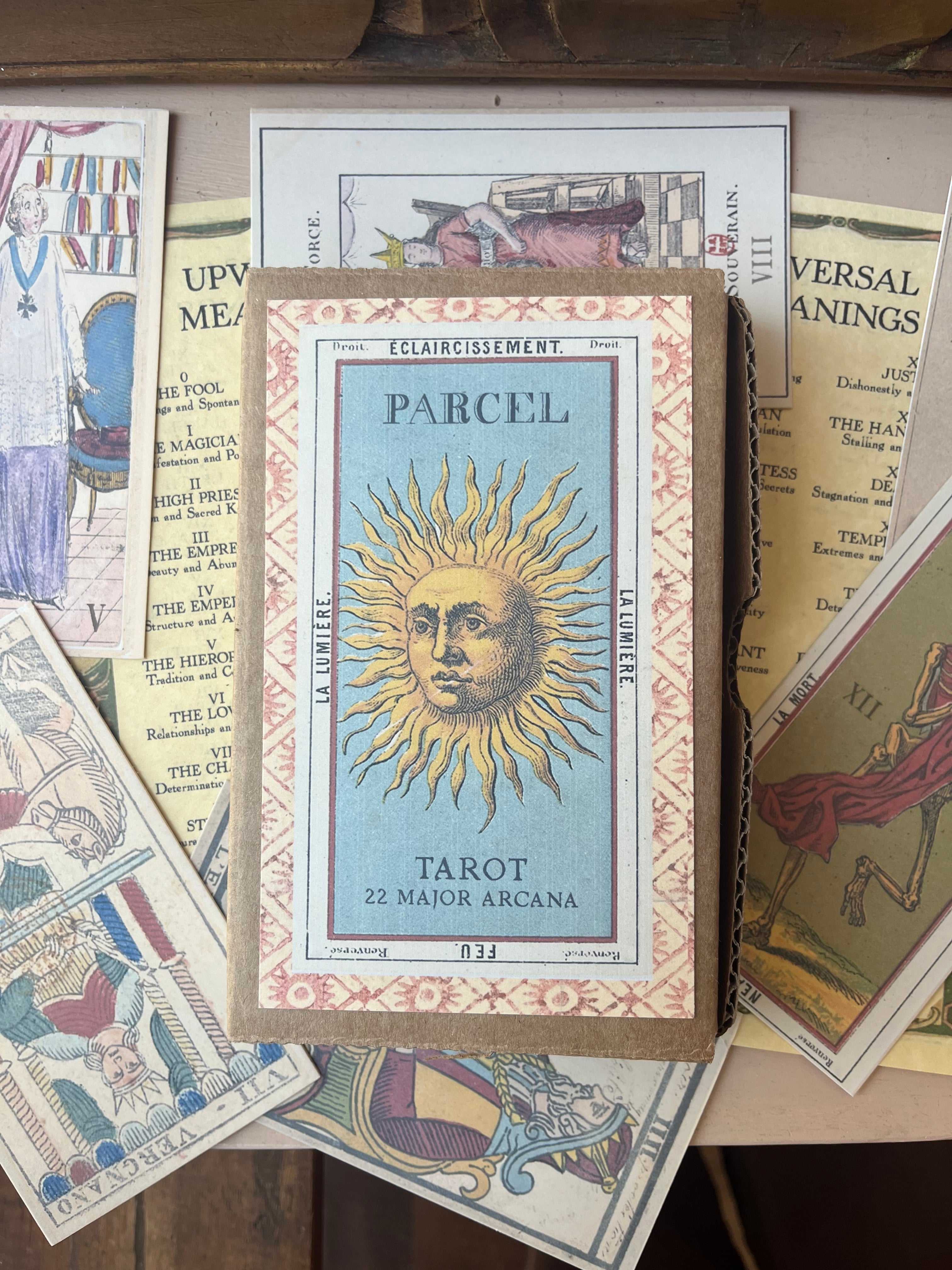 Parcel Tarot Deck Major Arcana