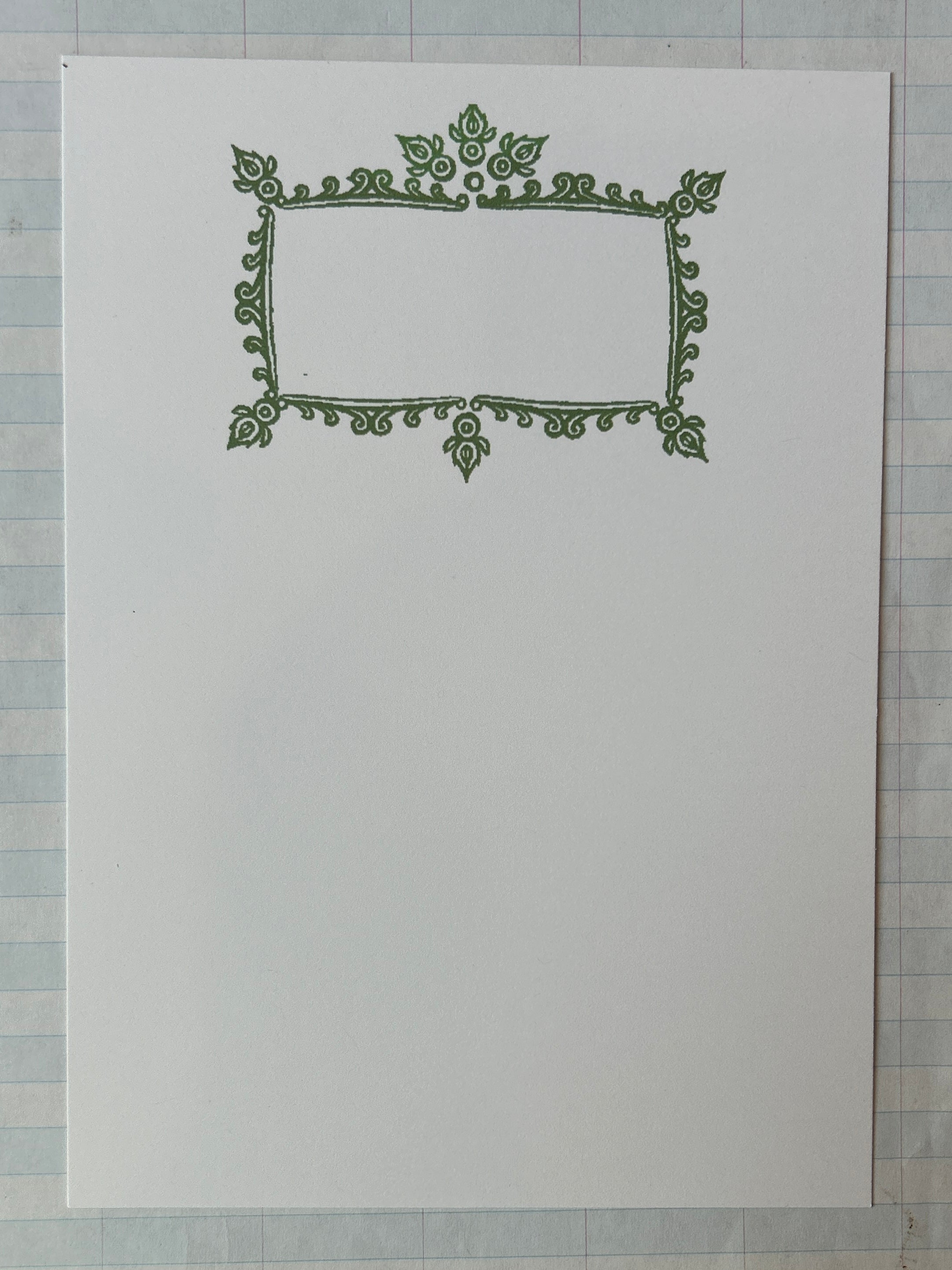Stamp Frames Notecard Set
