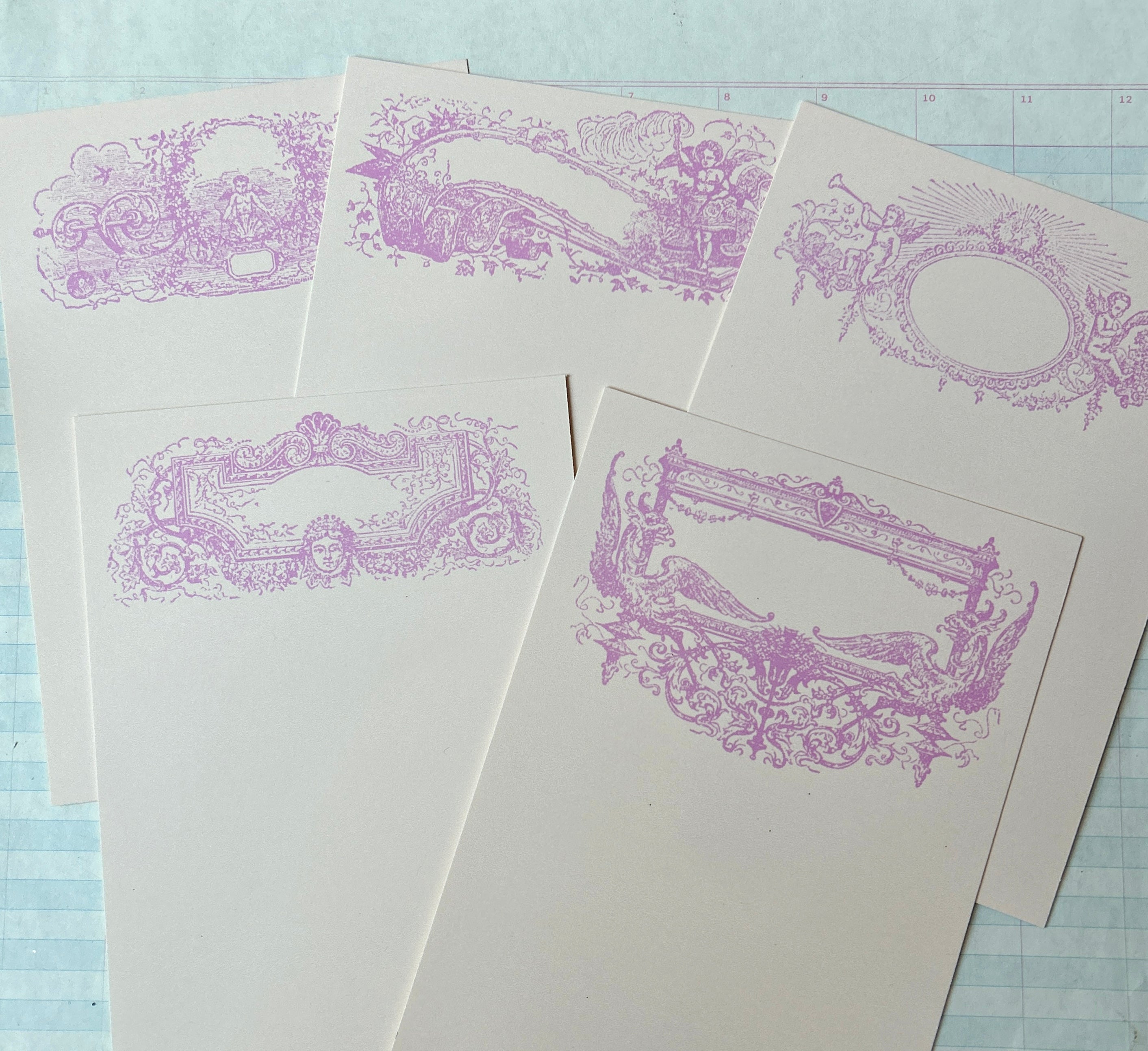 Cherub Series Stationery Set Pink