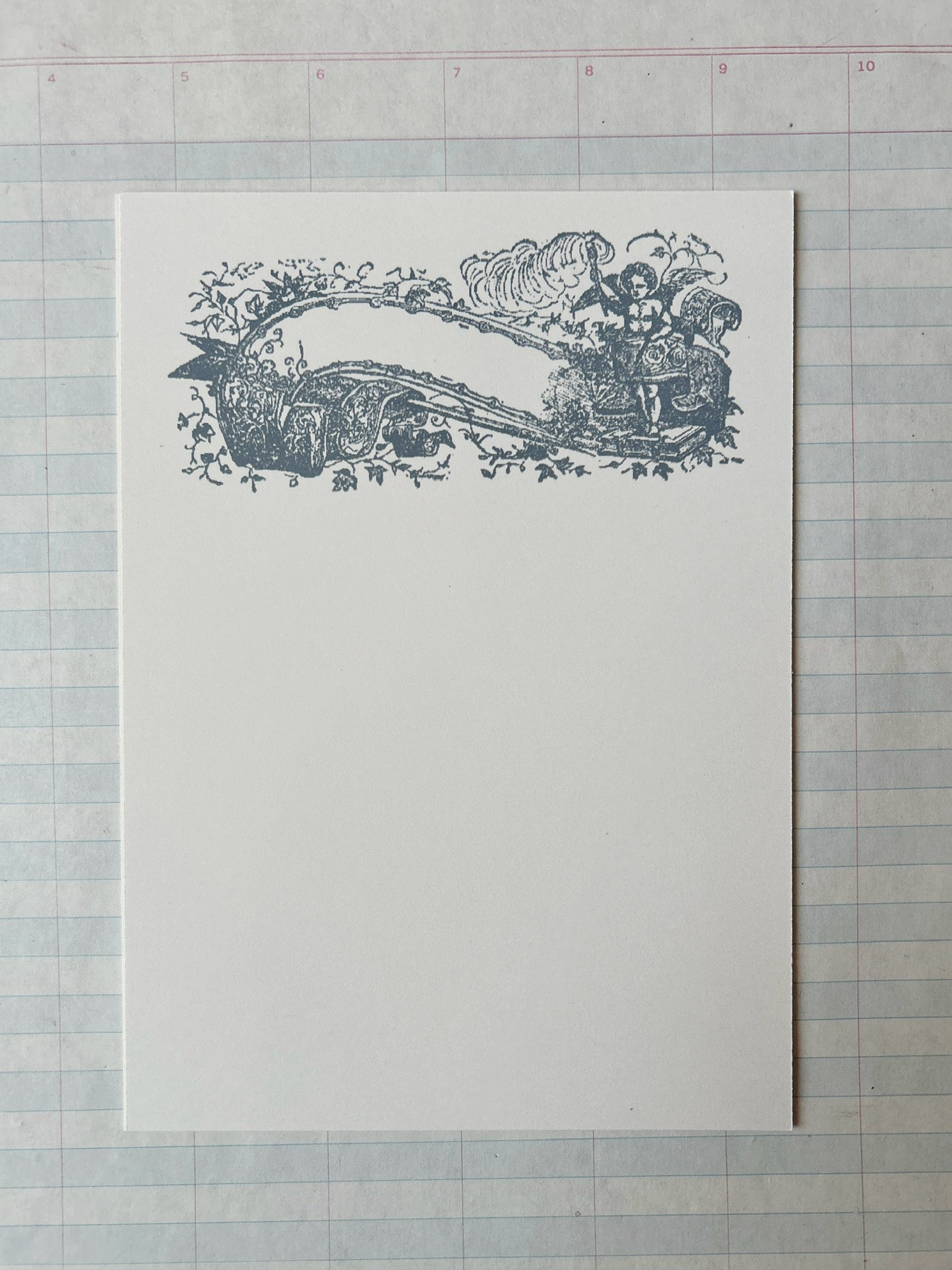 Cherub Series Stationery Set Grey