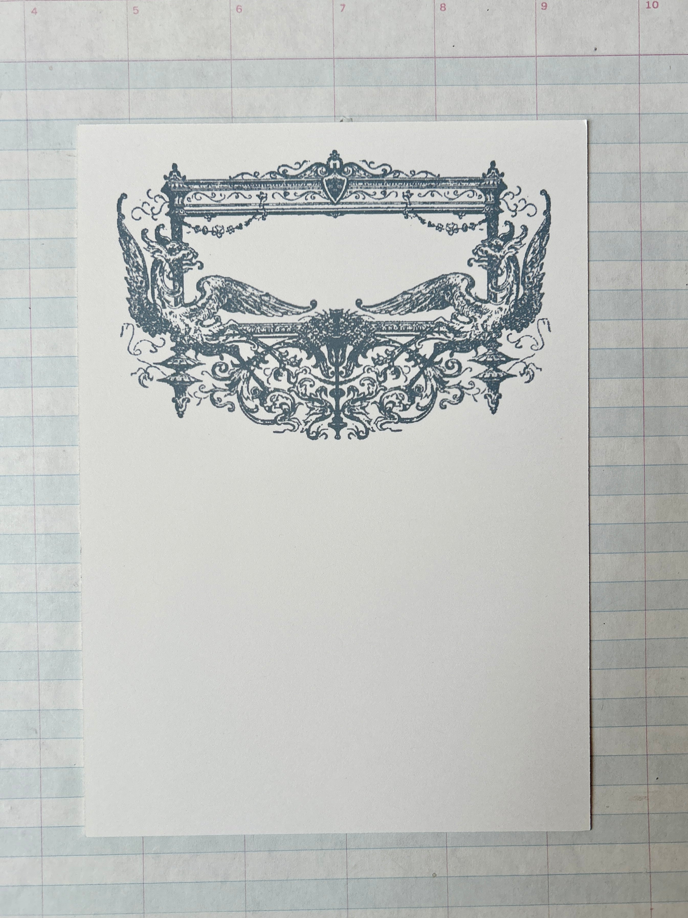 Cherub Series Stationery Set Grey