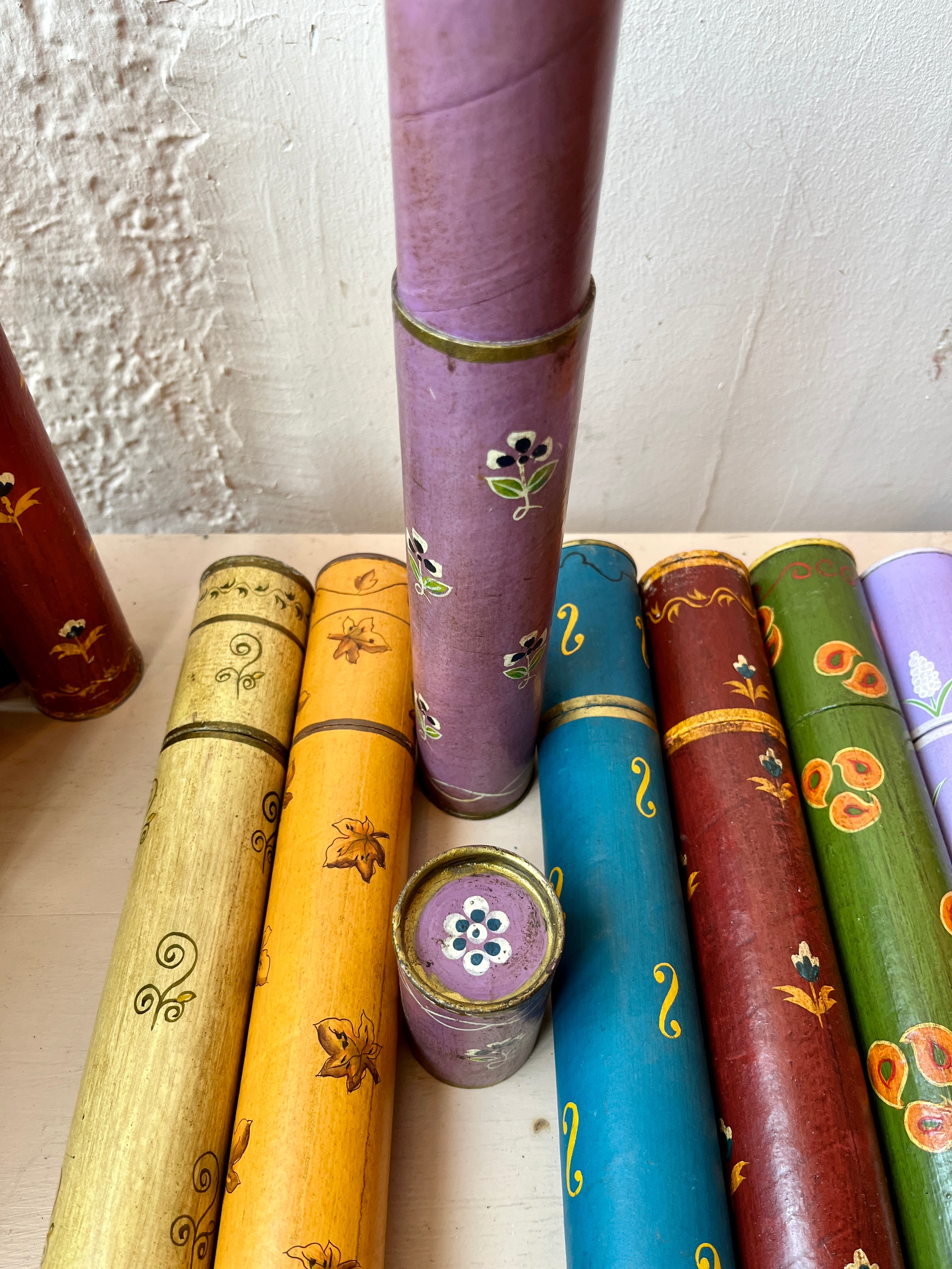 Vintage Paper Canisters