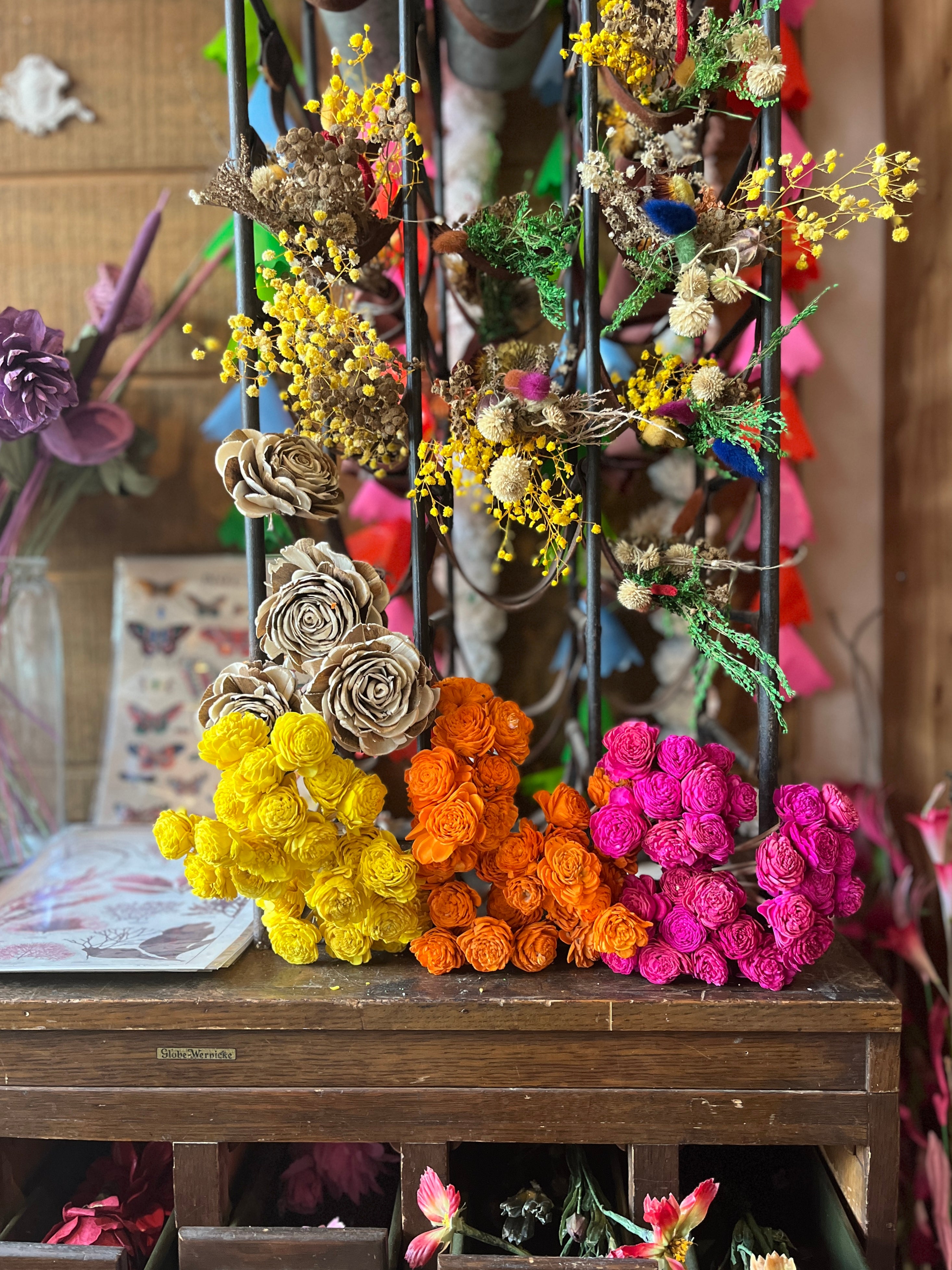 Bright Paper Flowers