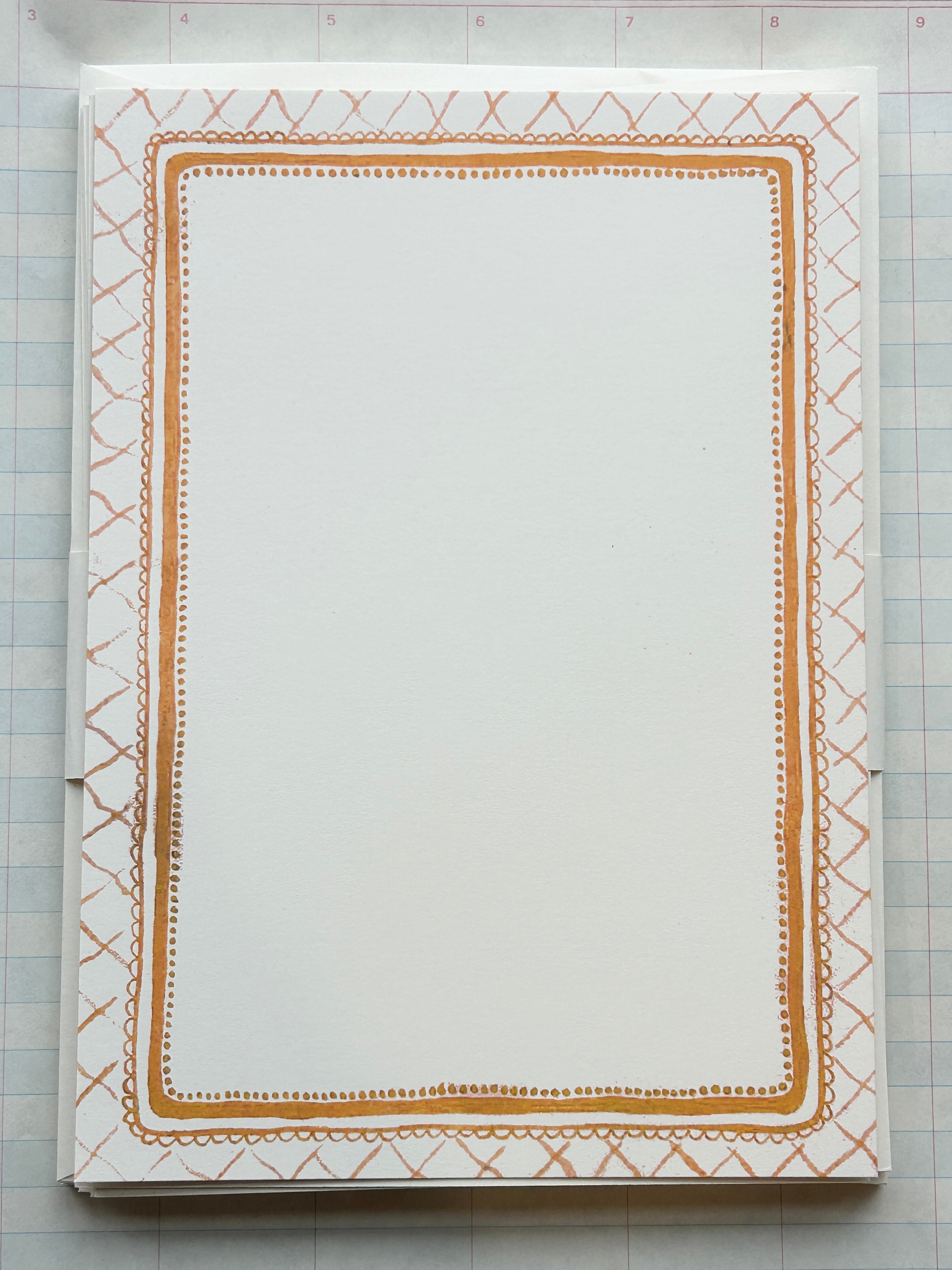 Lattice Frames Stationery Set