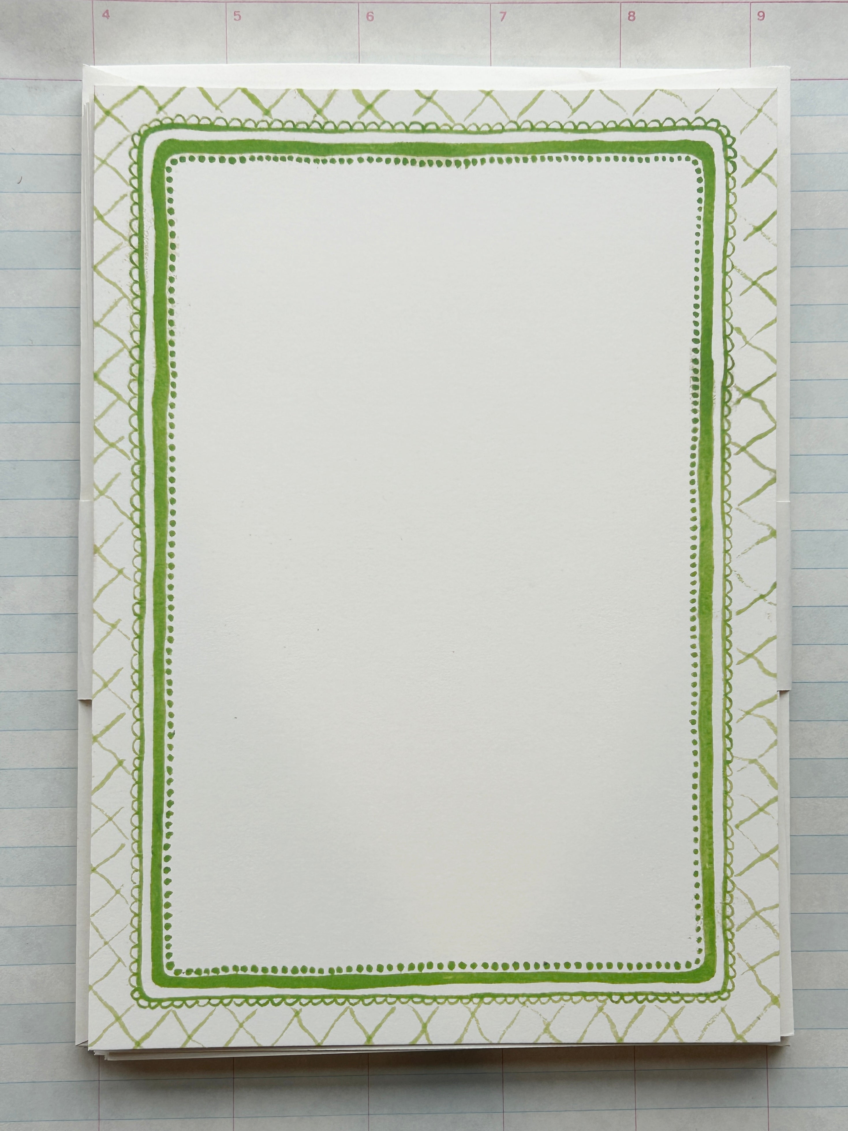 Lattice Frames Stationery Set
