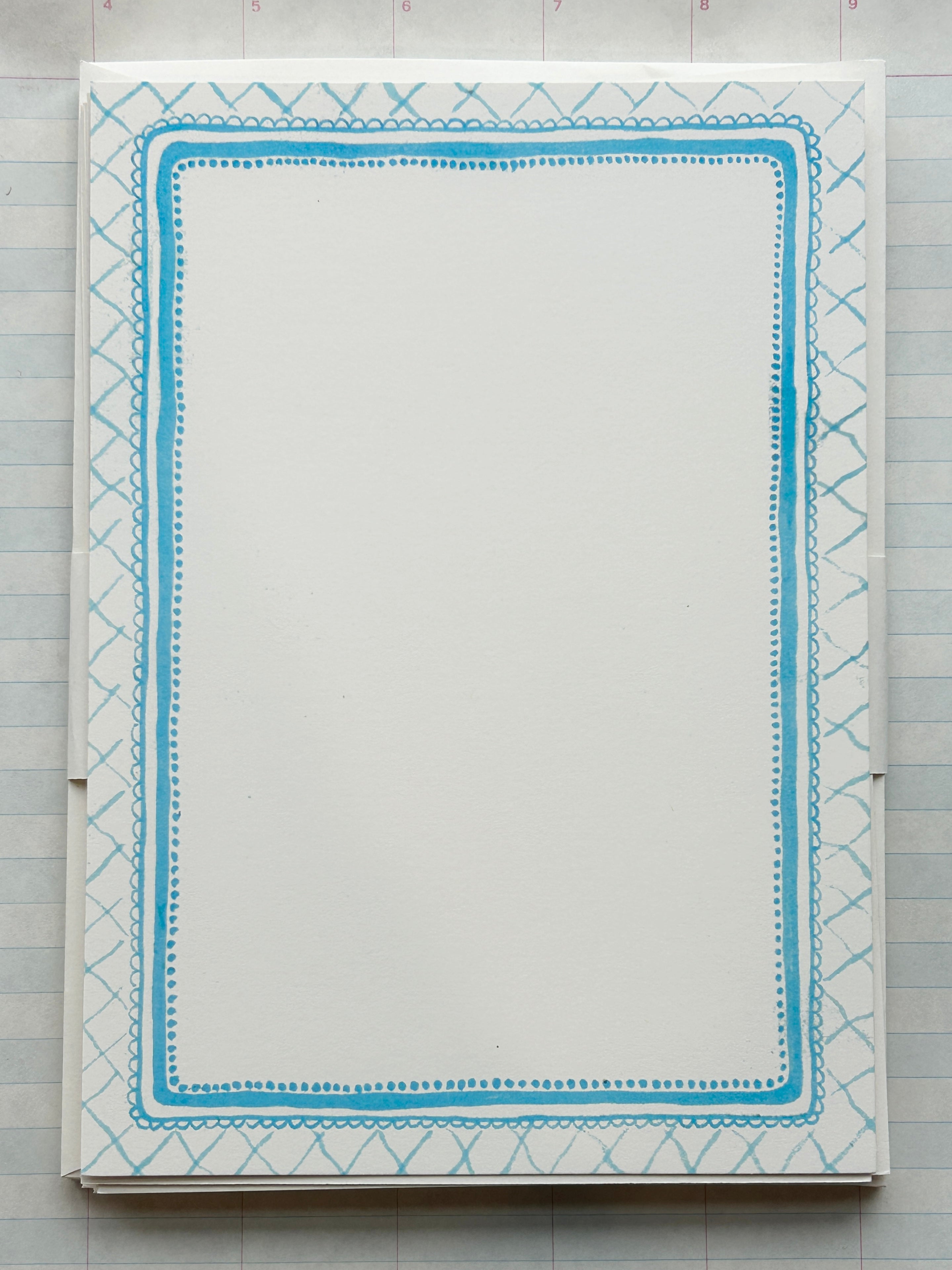 Lattice Frames Stationery Set