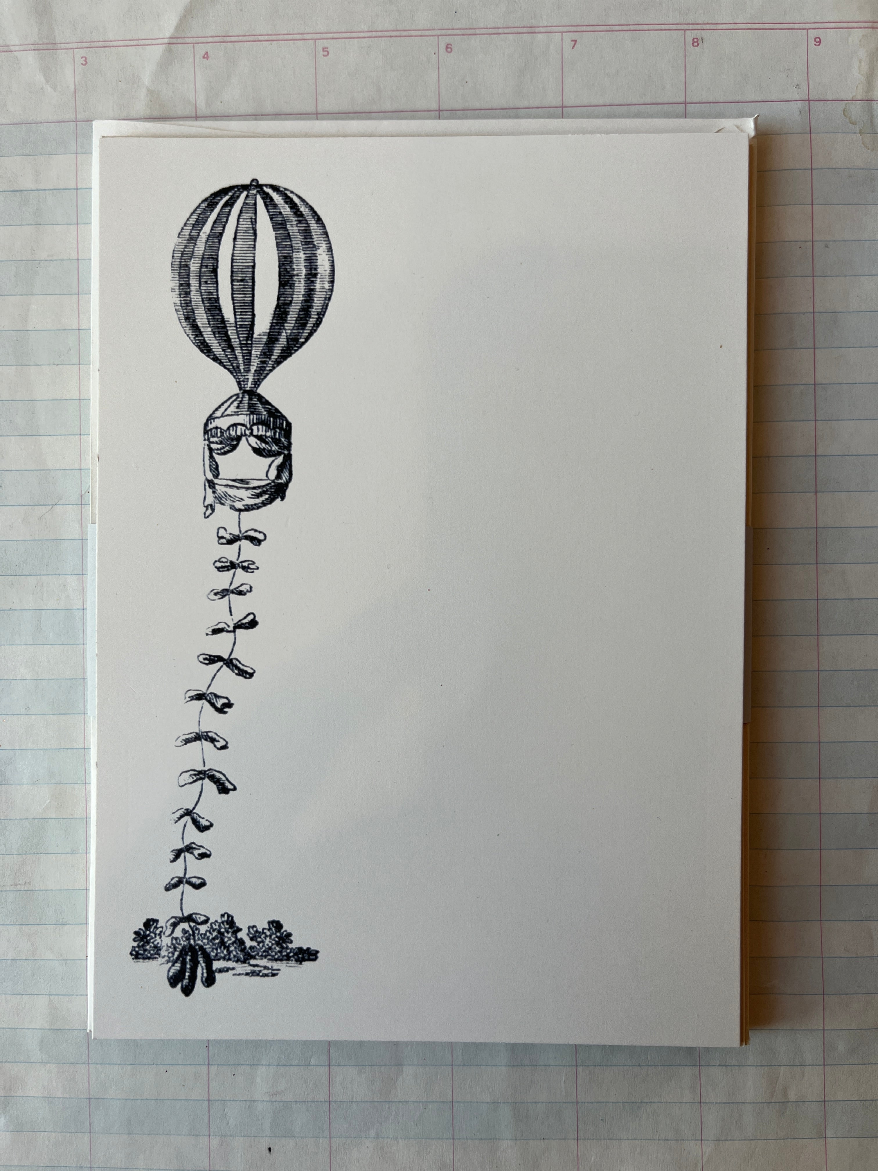 Hot Air Balloon Stationery