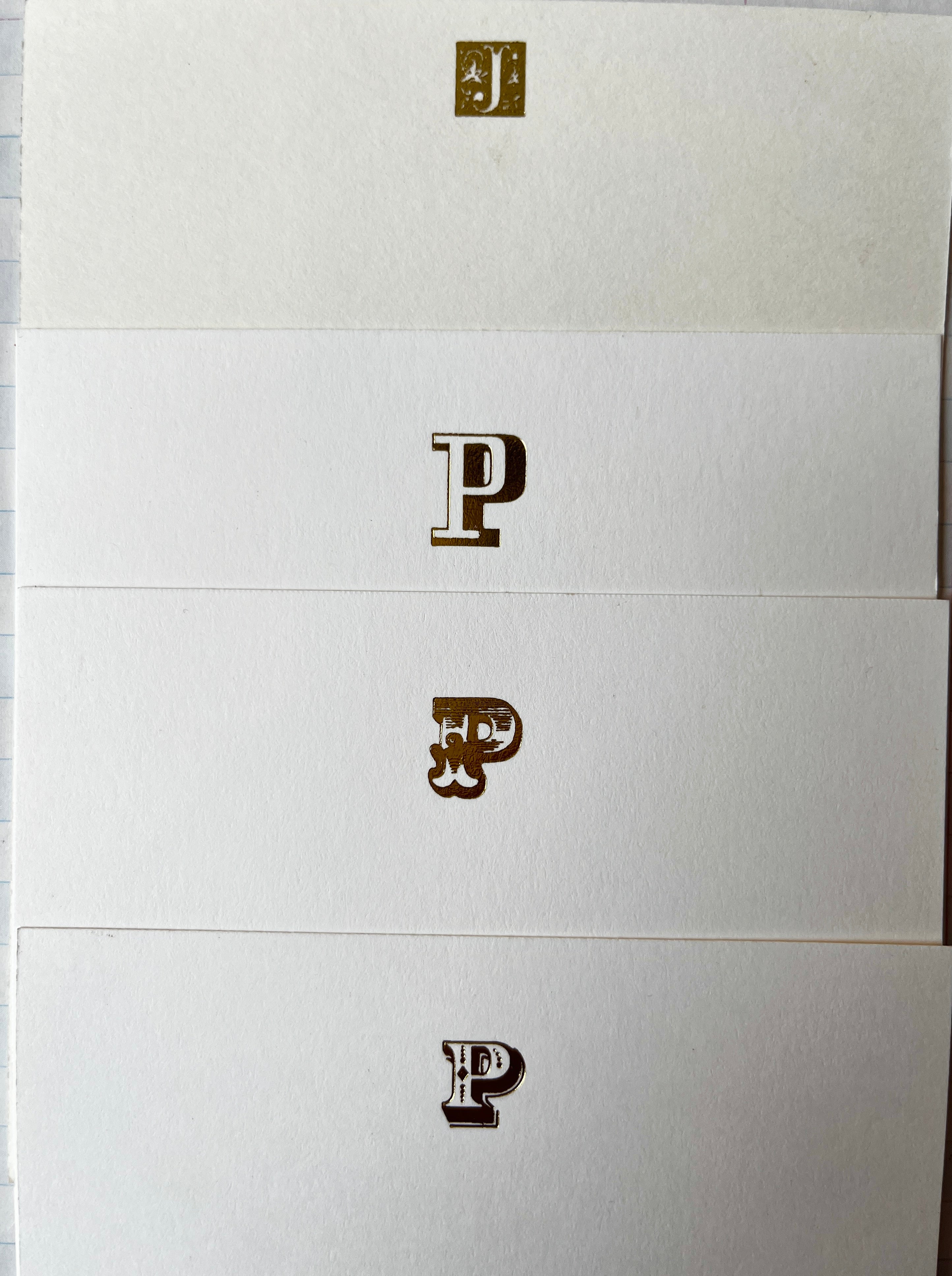 MADE TO ORDER: Parcel Custom Foil-pressed Stationery, Monogram Stationery, Bespoke - PARCEL