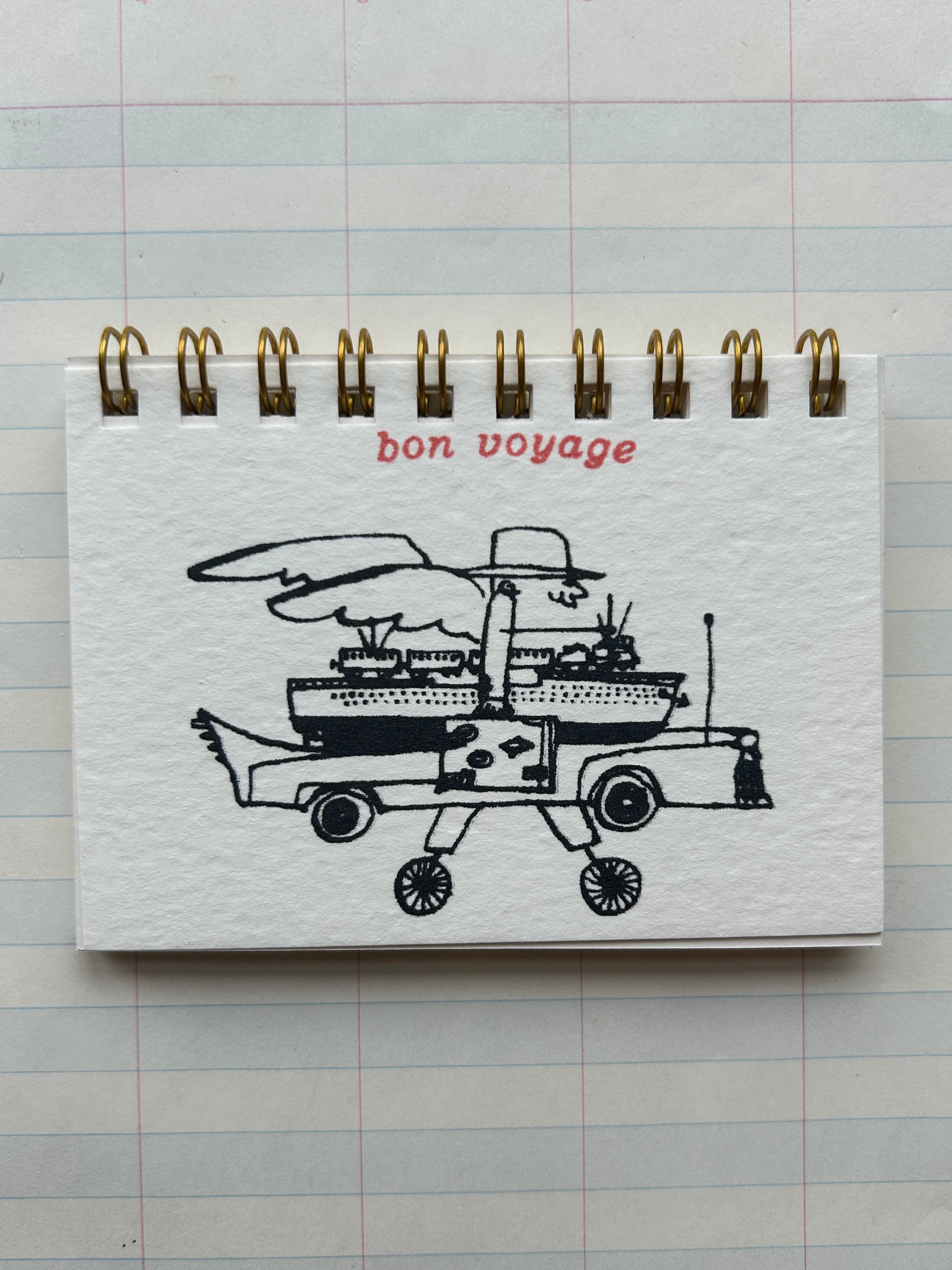 Bon Voyage Teeny Tiny Pocket Notebook