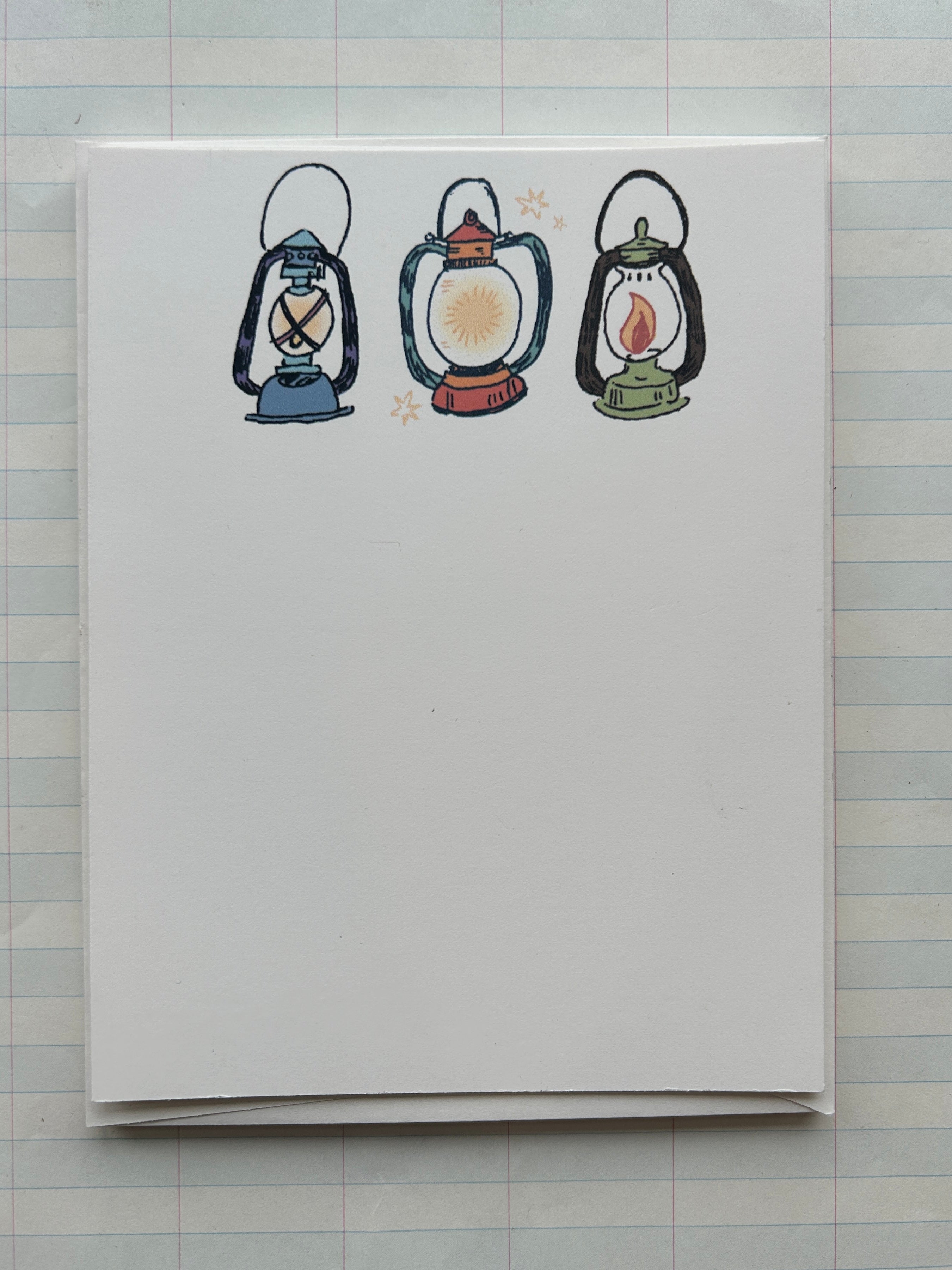 Lanterns Stationery Set