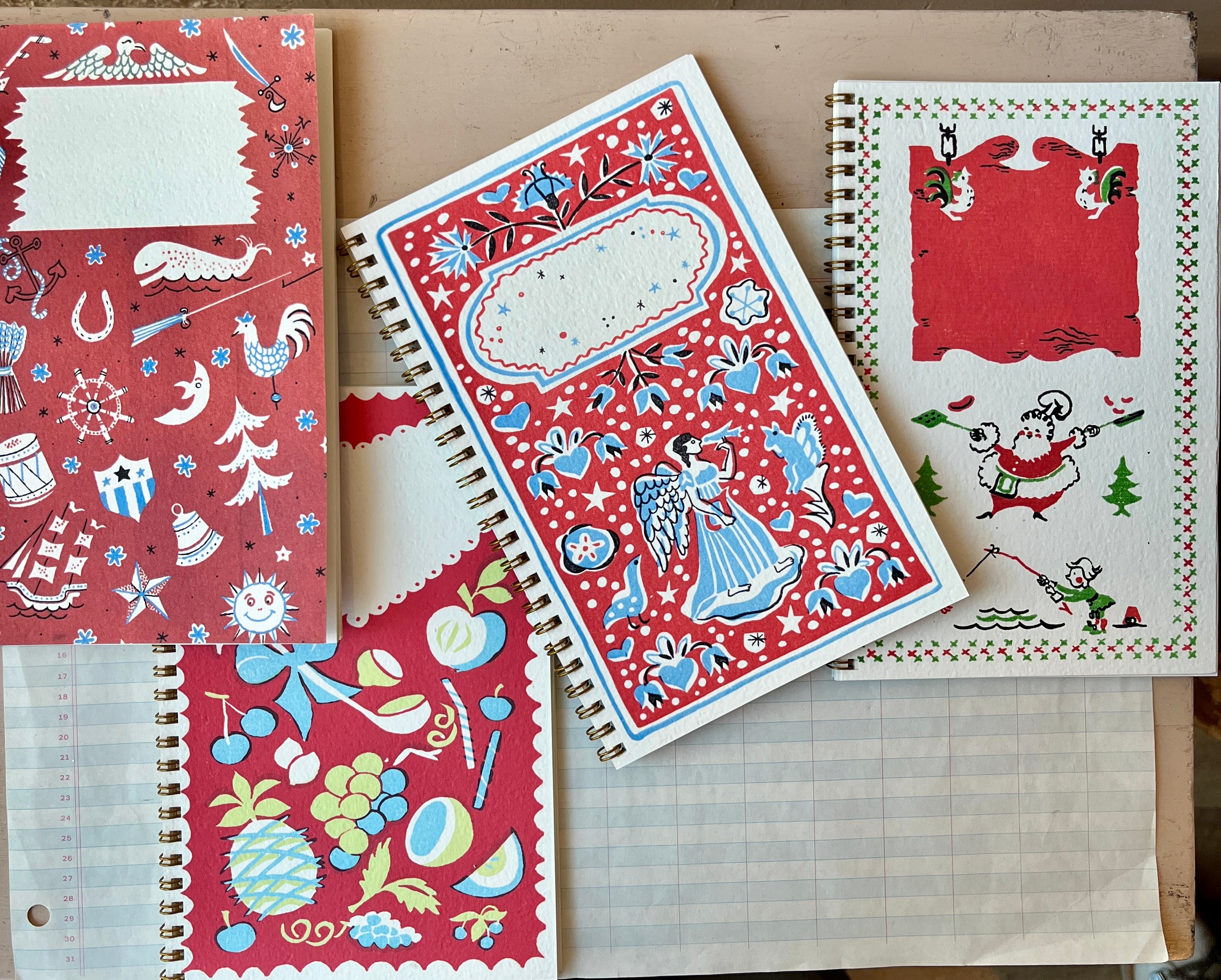 Vintage Cookbook Notebooks