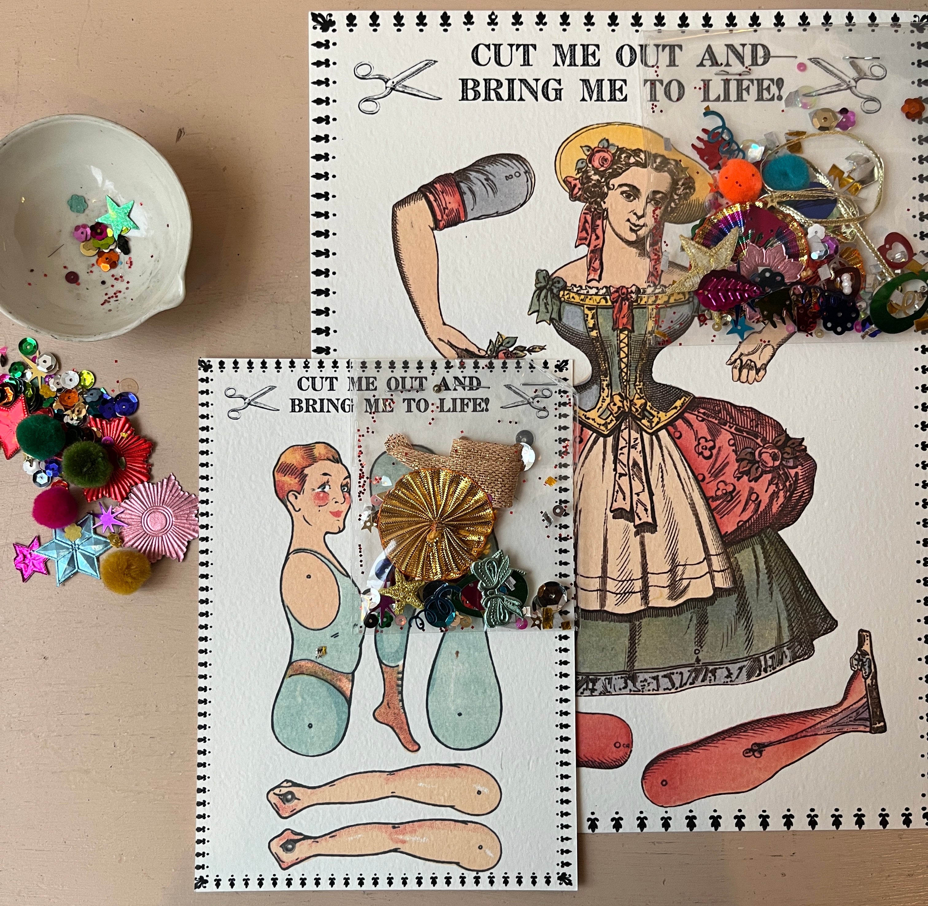 Articulated Paper Puppets
