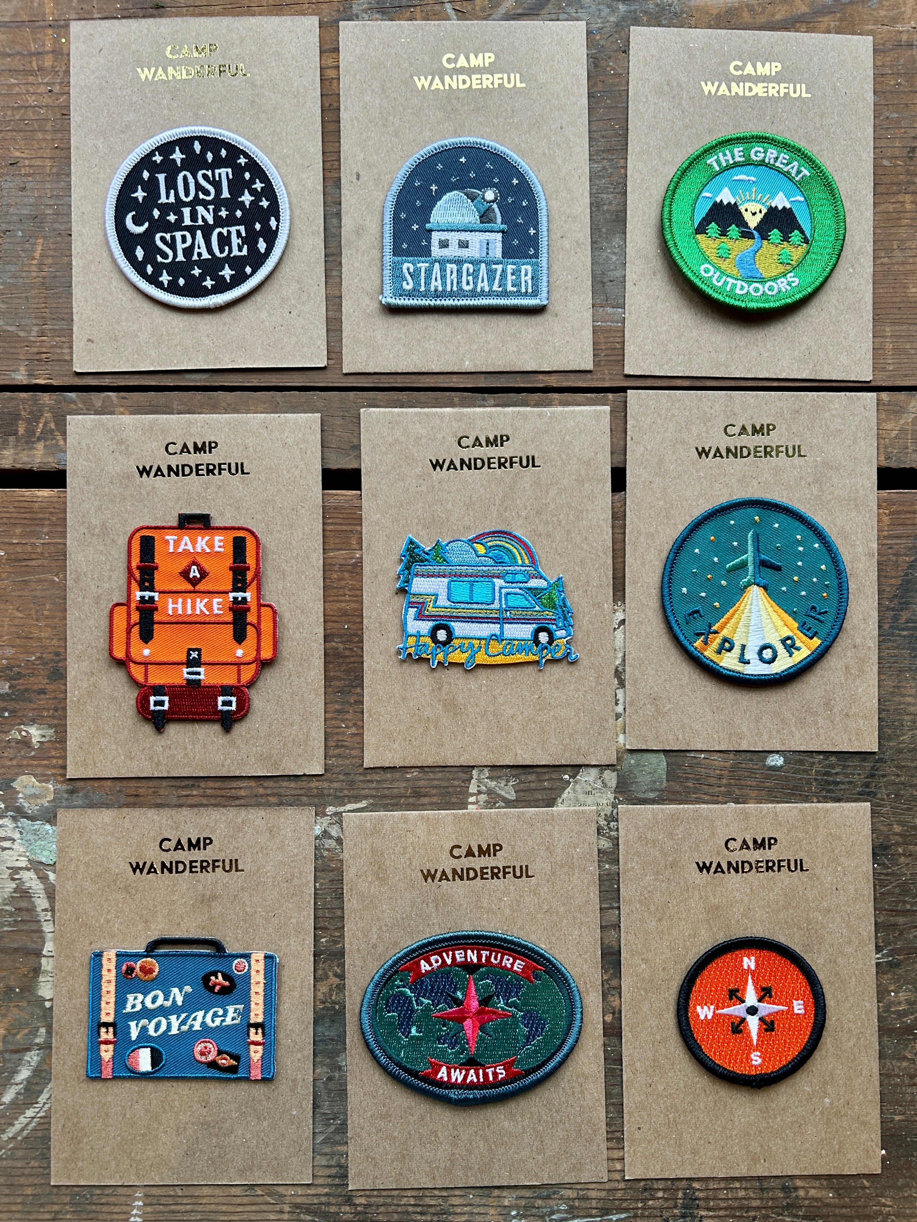 Camp Wanderful Patches