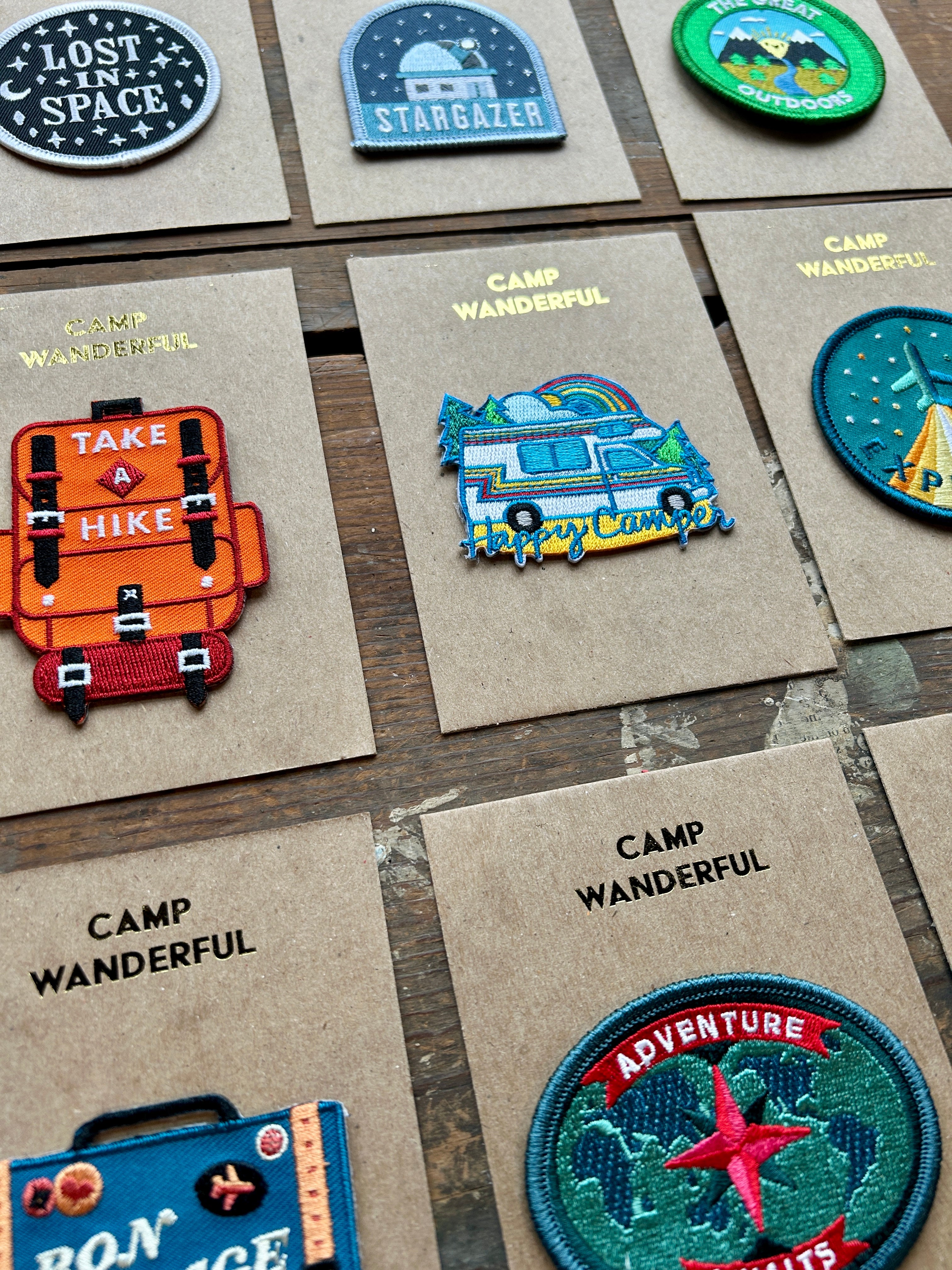 Camp Wanderful Patches