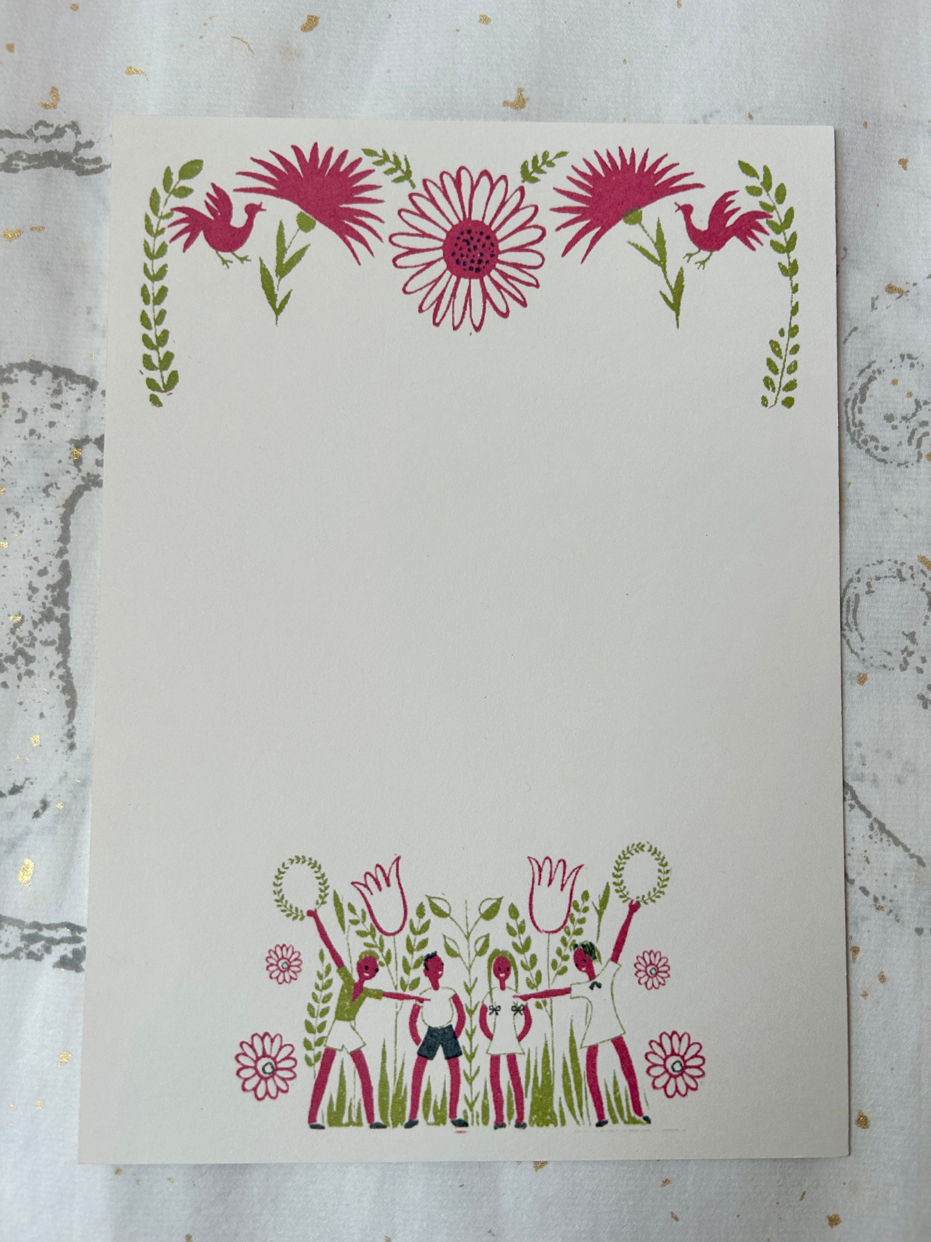 Happy Flowers Customizable Graduation Invitation